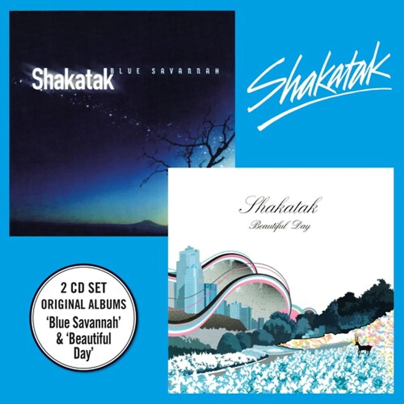 Shakatak BLUE SAVANNAH + BEAUTIFUL DAY CD