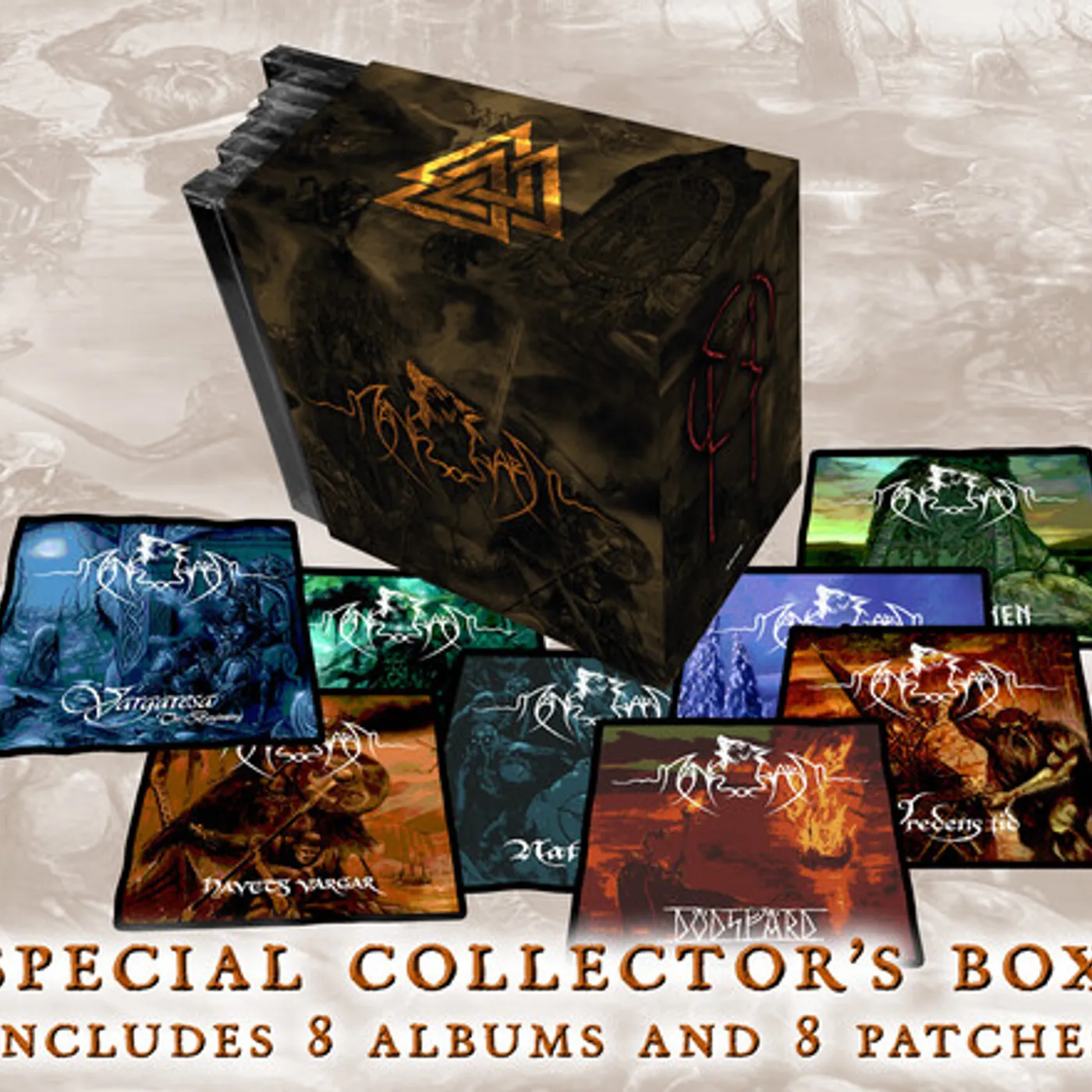 Månegarm DELUXE EDITION BOX (8 CD O-CARD + PATCHES)
