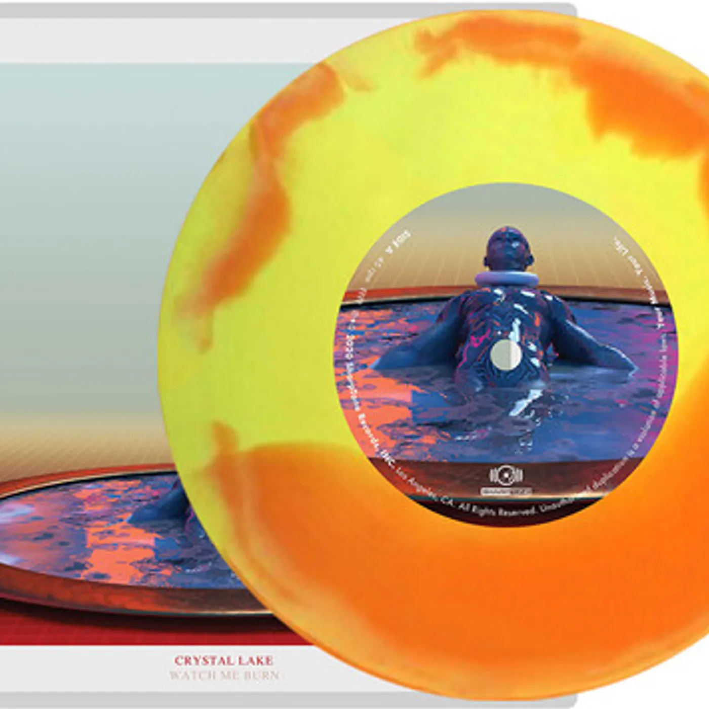 Crystal Lake WATCH ME BURN (ORANGE/YELLOW) Vinyl Record