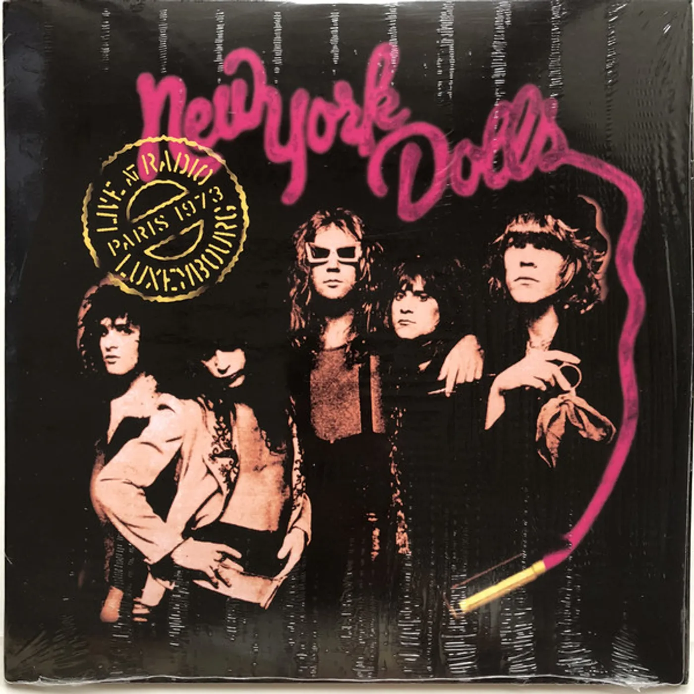 New York Dolls LIVE AT RADIO LUXEMBOURG PARIS 1973 Vinyl Record