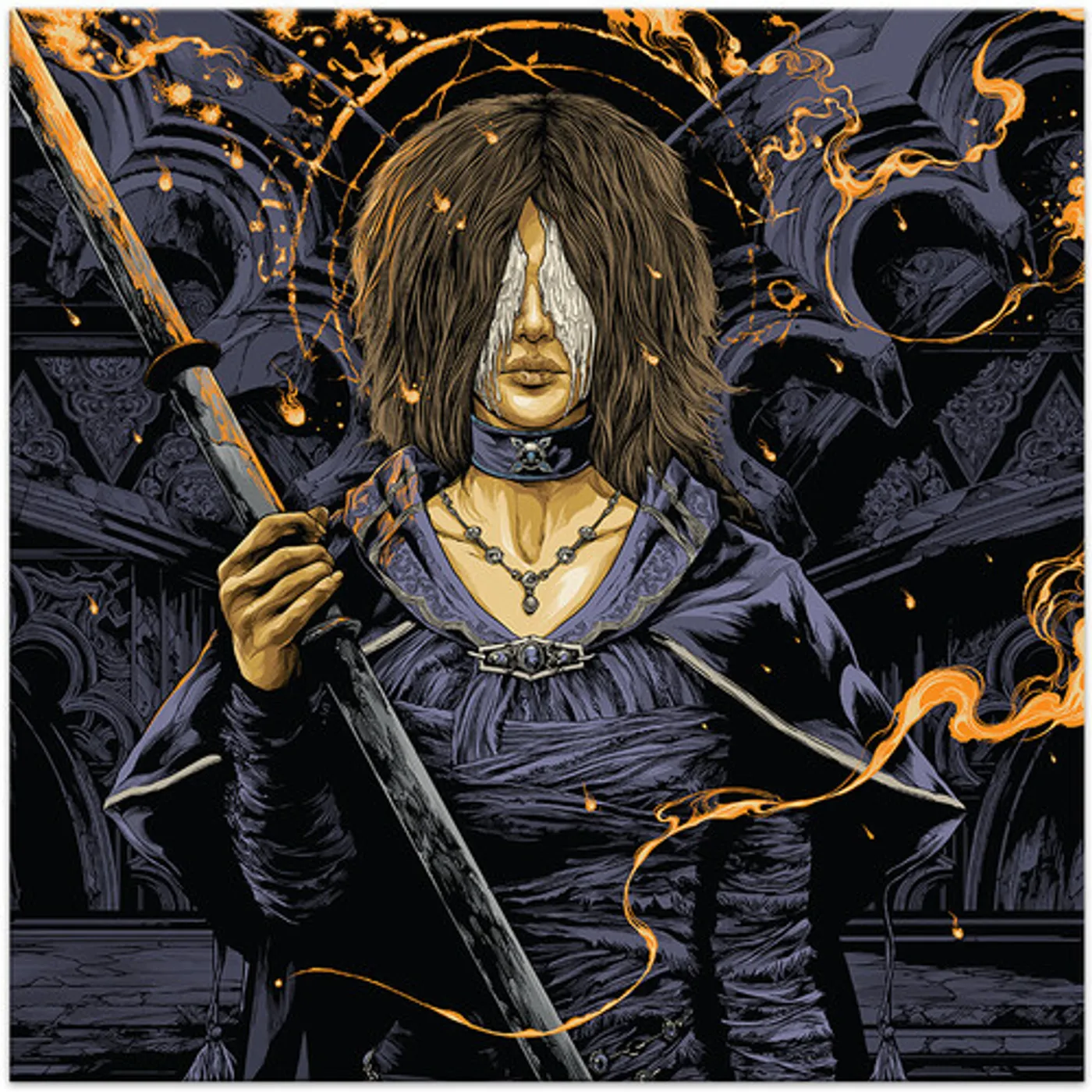 Shunsuke Kida DEMON'S SOULS / Original Soundtrack (SWIRL VINYL) Vinyl Record