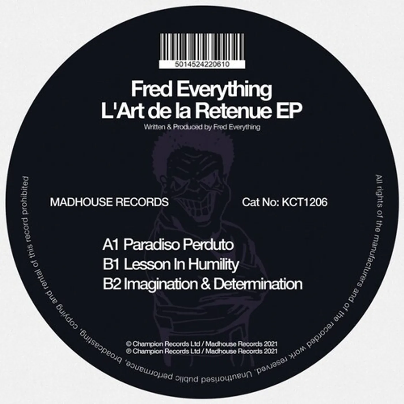 Fred Everything L'ART DE LA RETENUE Vinyl Record