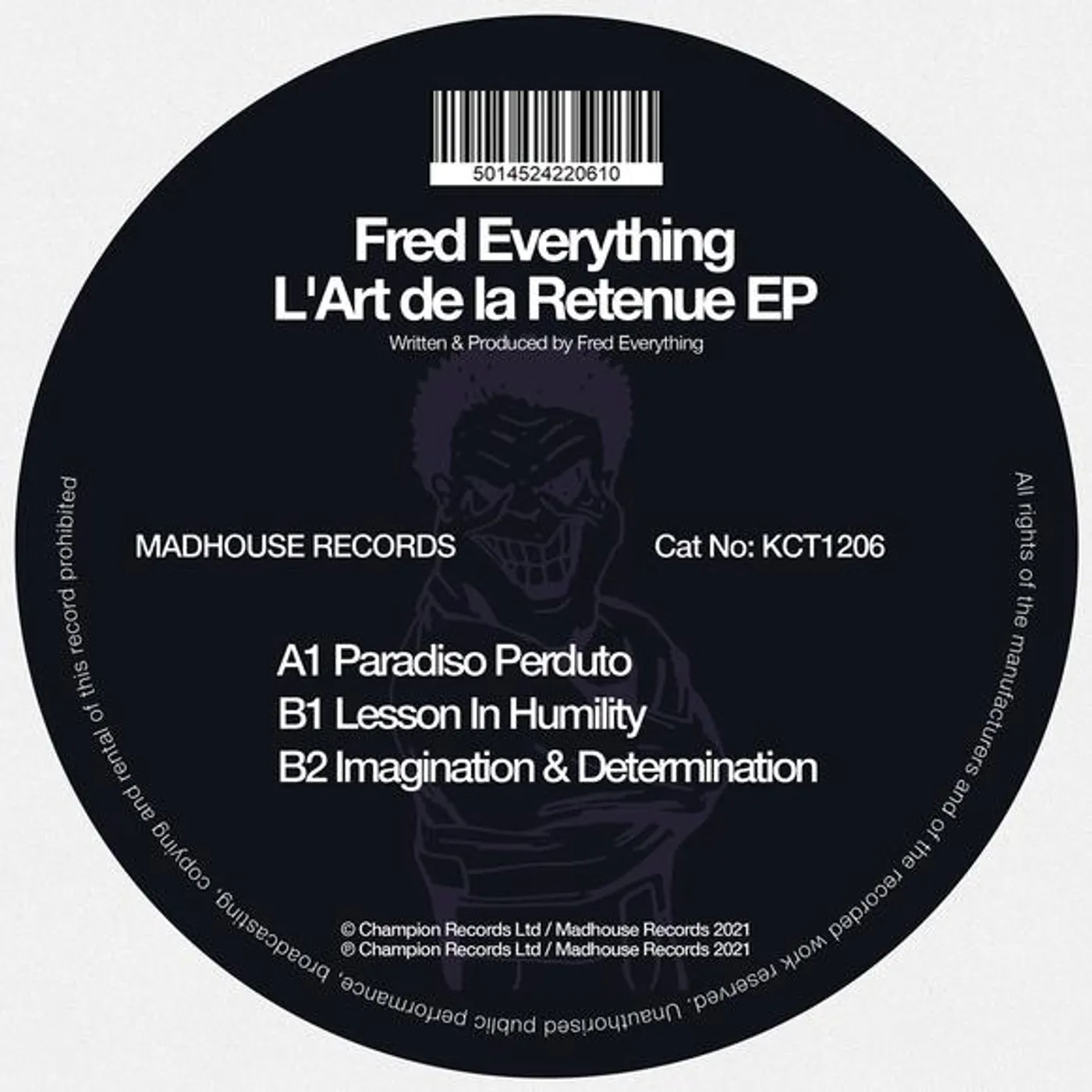 Fred Everything L'ART DE LA RETENUE Vinyl Record