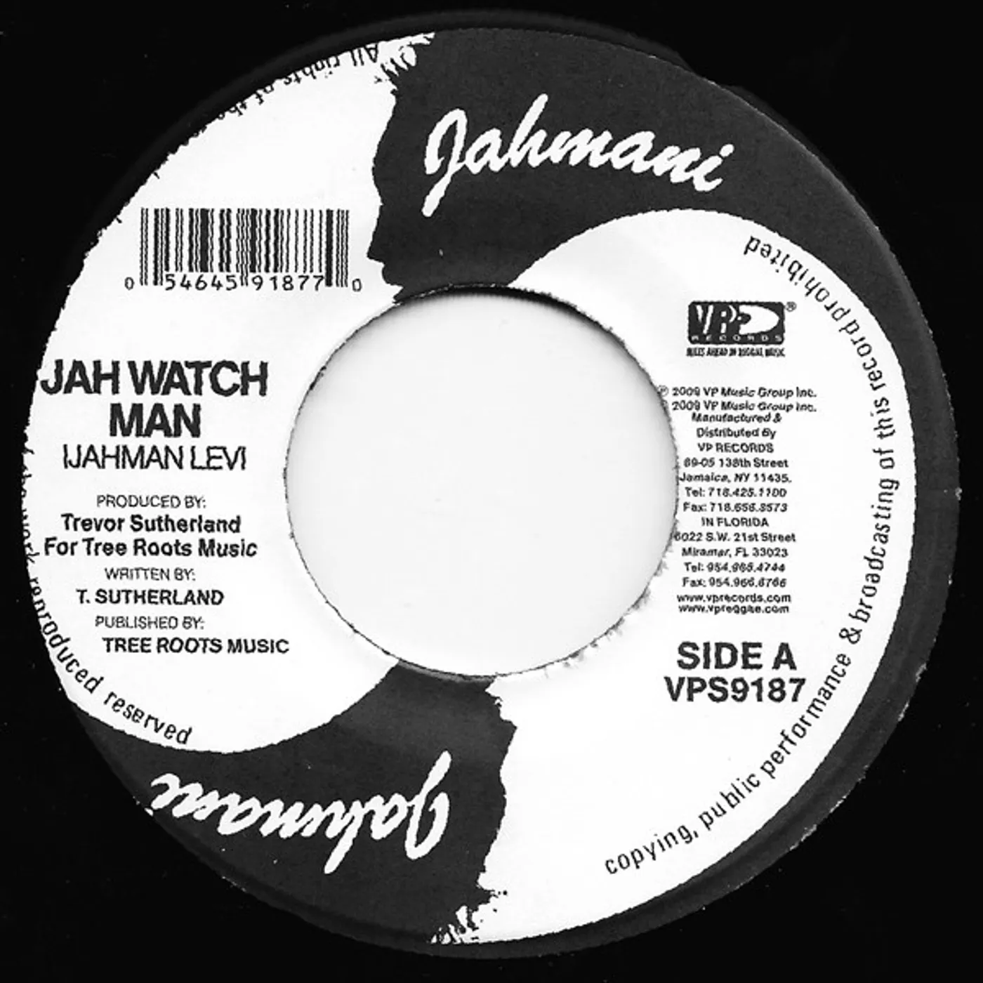 Ijahman Levi JAH WATCH MAN Vinyl Record