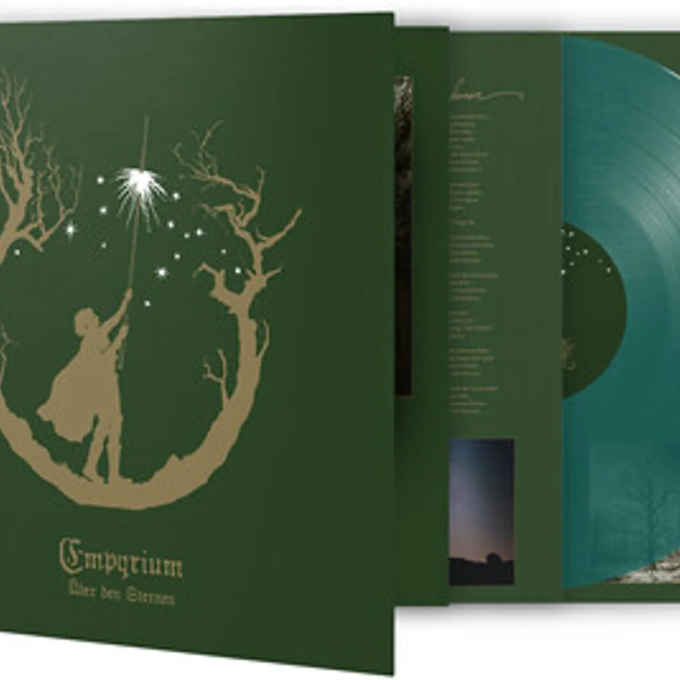 Empyrium UBER DEN STERNEN (GREEN TRANSPARENT VINYL) Vinyl Record