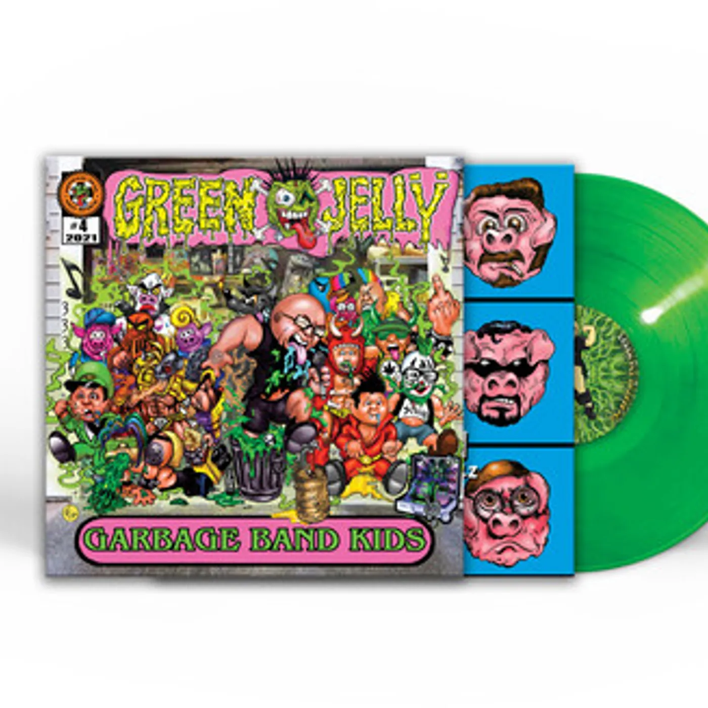 Green Jelly Garbage Band Kids Vinyl Record