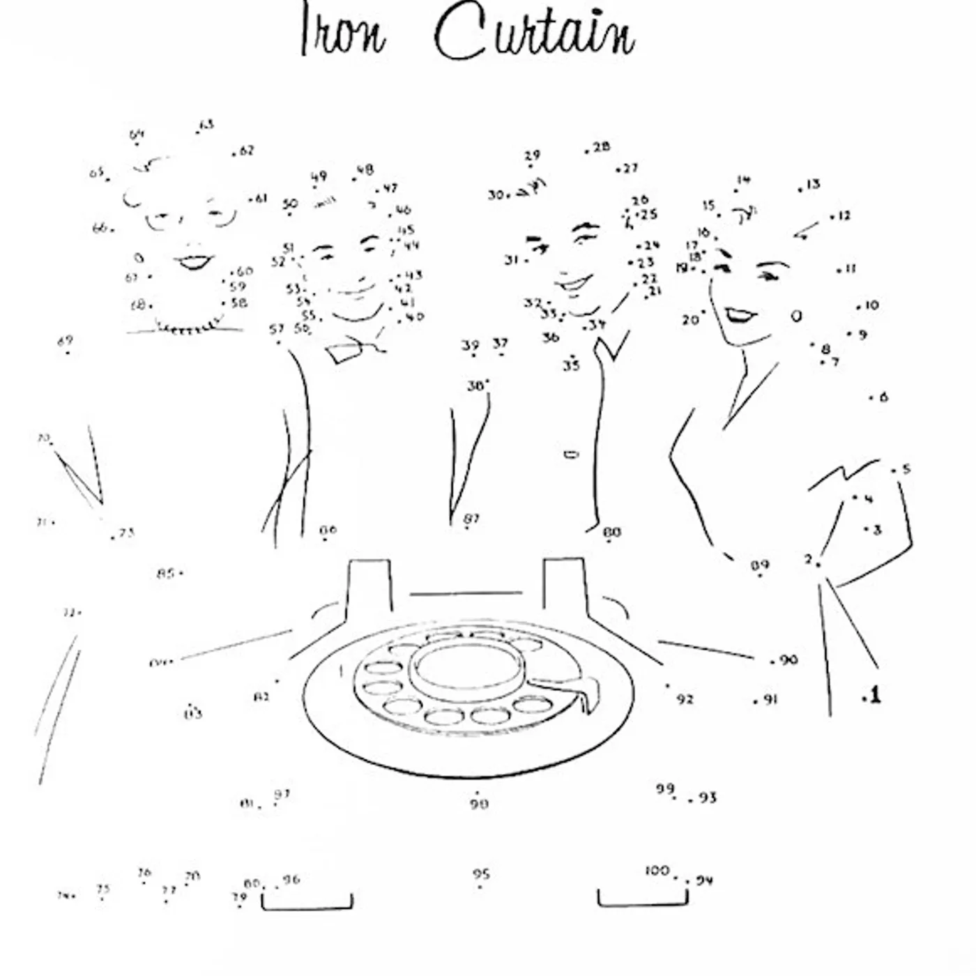 Iron Curtain Like A Family / Telephone Vinyl Record