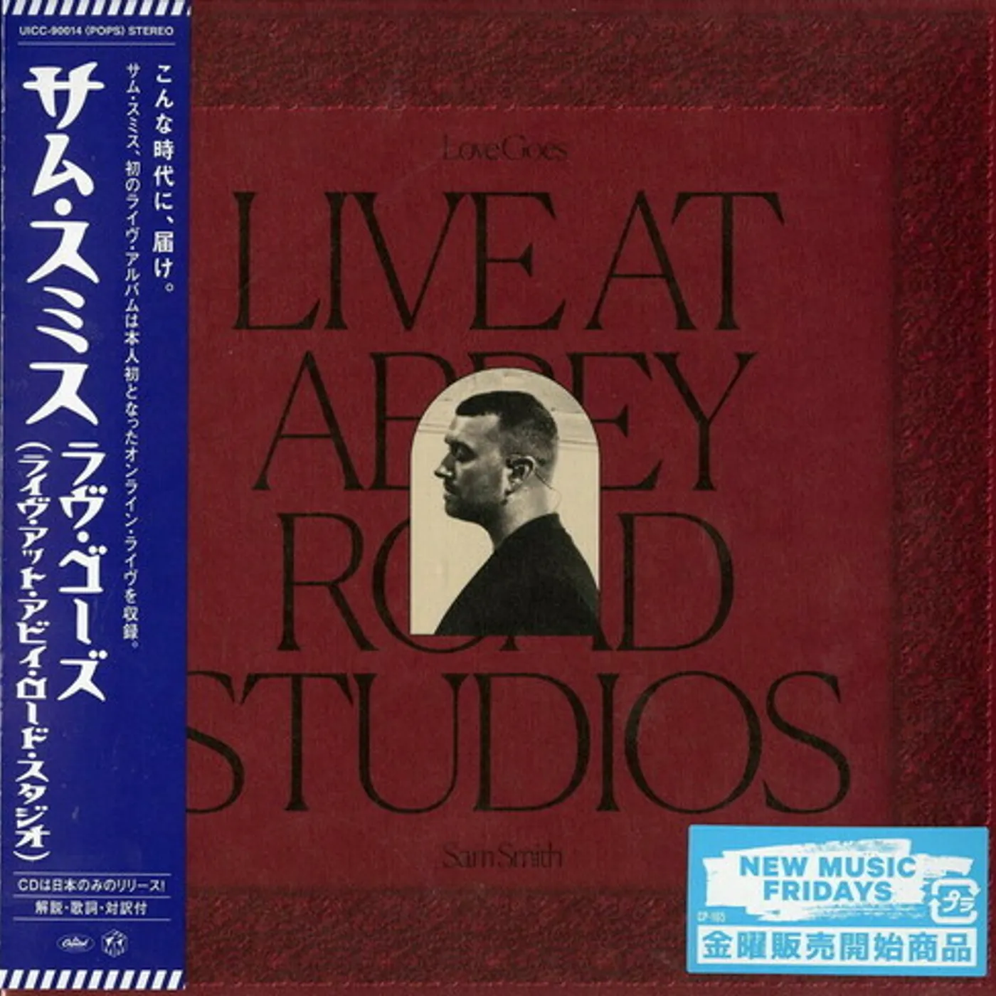 Sam Smith LOVE GOES (LIVE AT ABBEY ROAD STUDIOS) CD