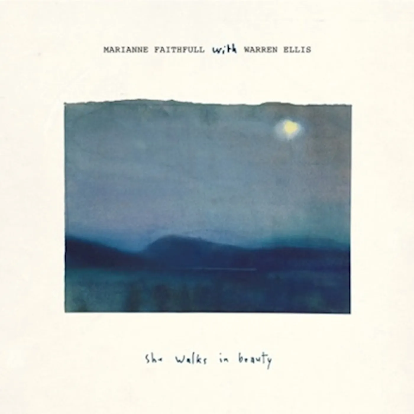 Marianne Faithfull She Walks in Beauty (with Warren Ellis) Vinyl Record