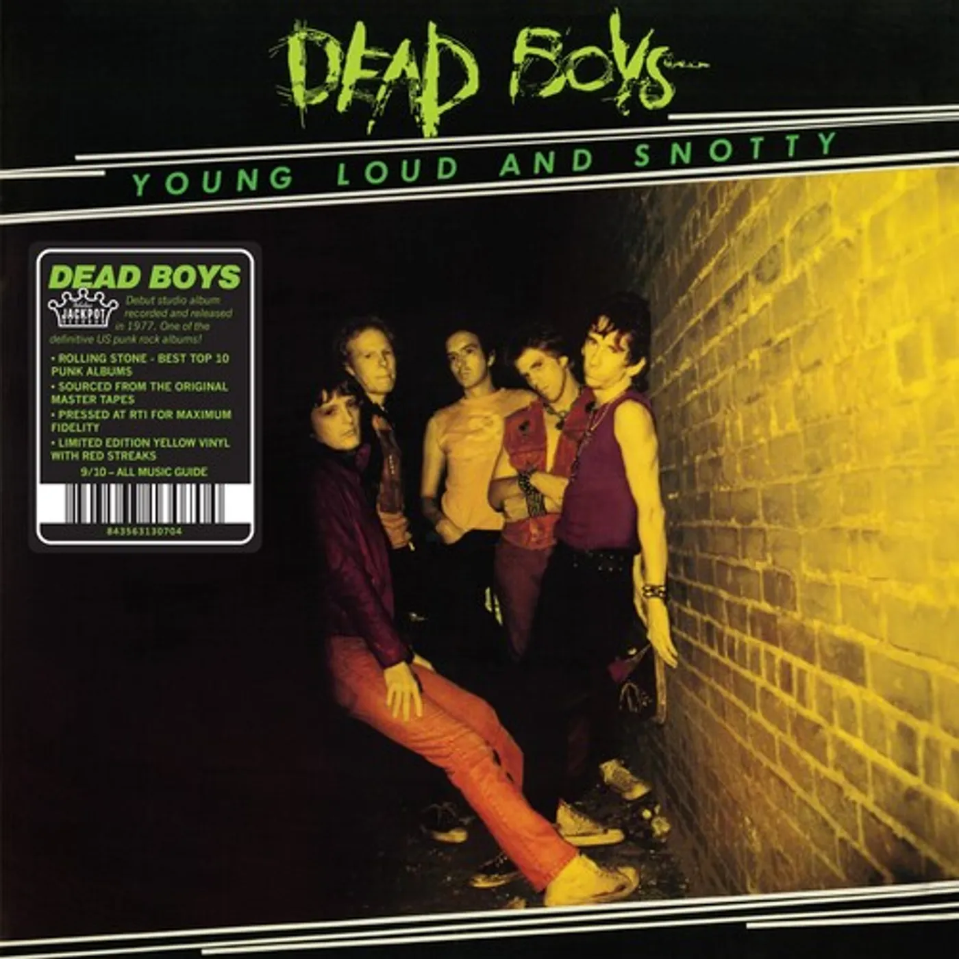 Dead Boys Young Loud And Snotty Vinyl Record