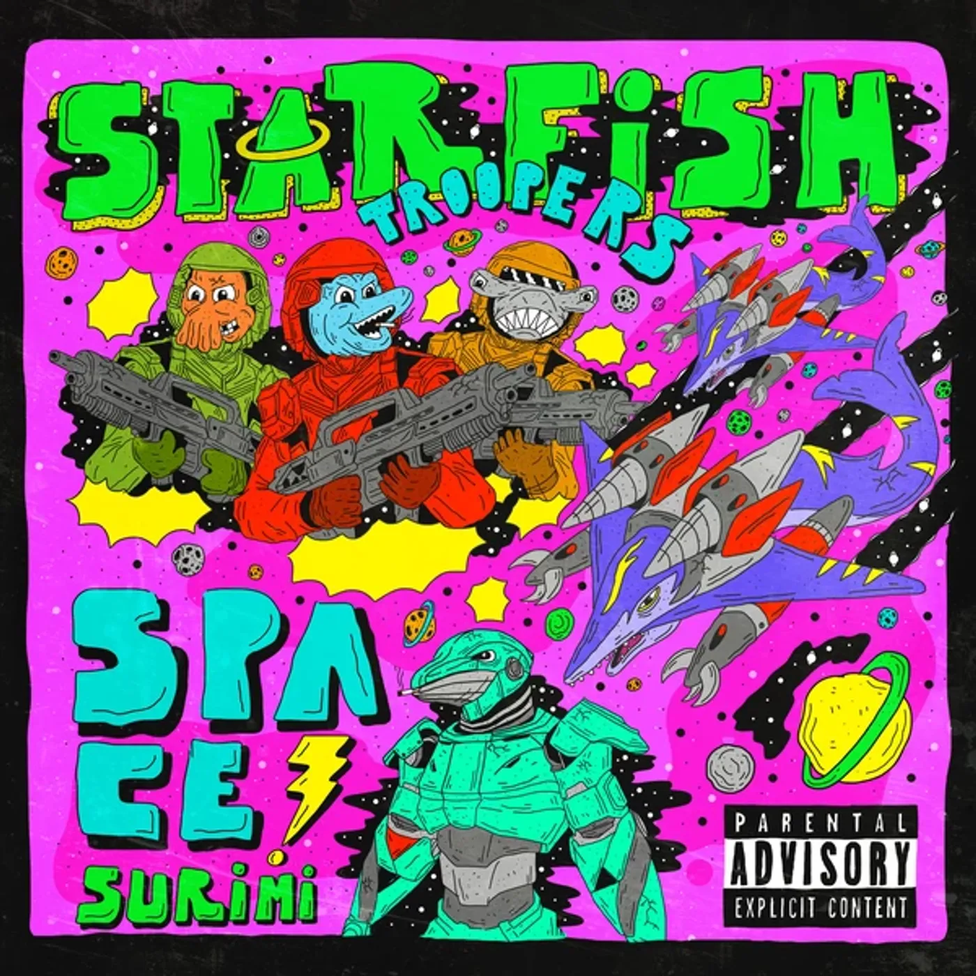 Space Surimi Starfish Troopers Vinyl Record