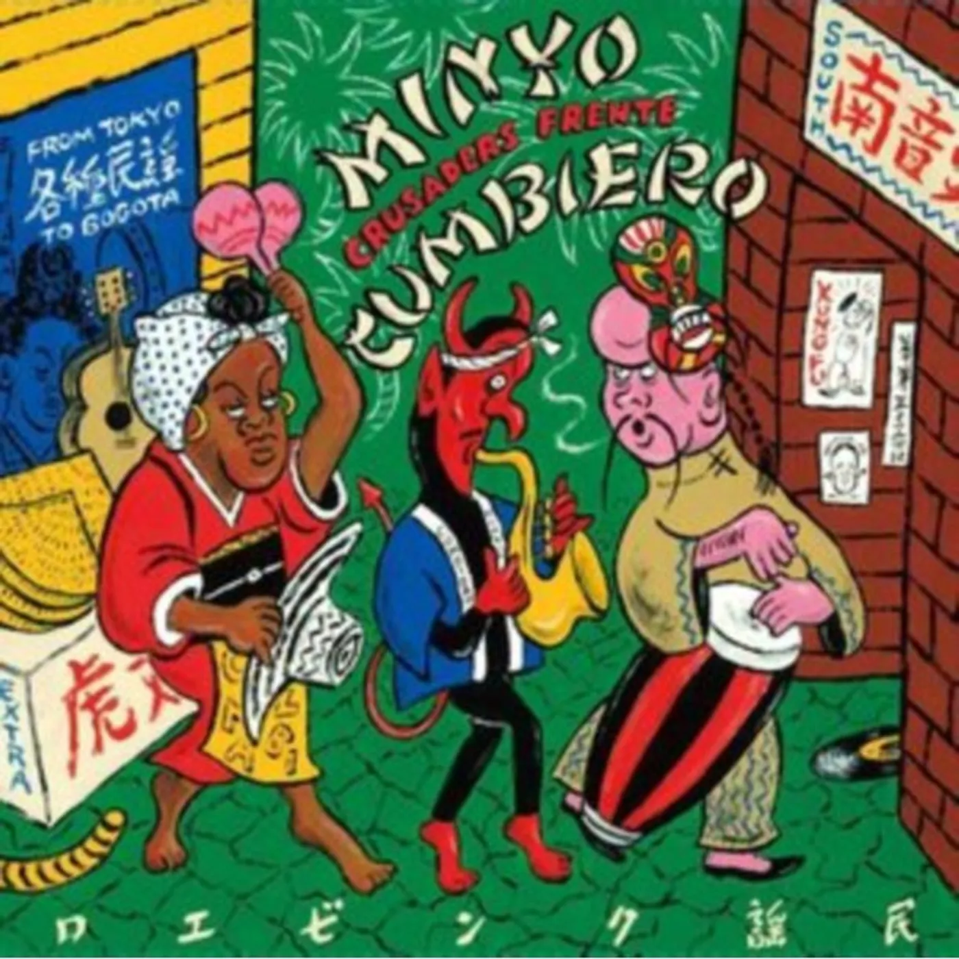 Minyo Crusaders / Frente Cumbiero  MINYO CUMBIERO (FROM TOKYO TO BOGOTA) Vinyl Record