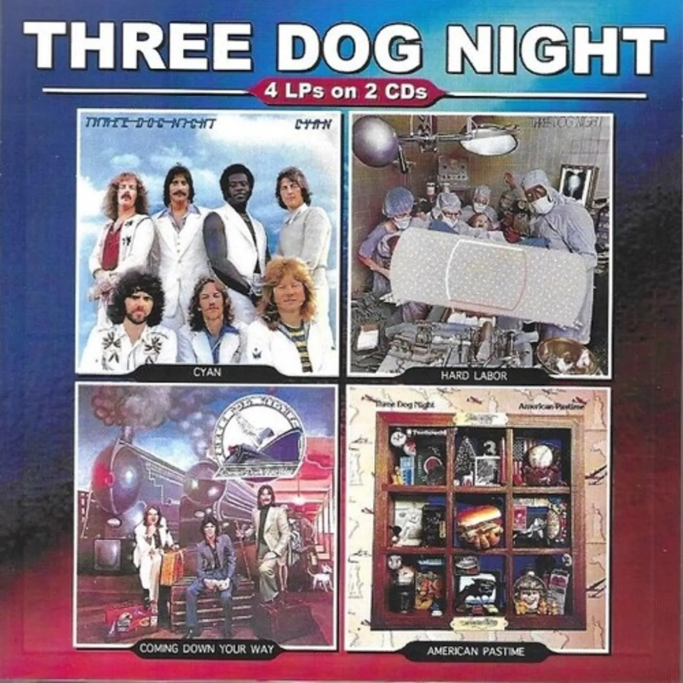 Three Dog Night CYAN / HARD LABOR / COMING DOWN YOUR WAY (2PK) CD