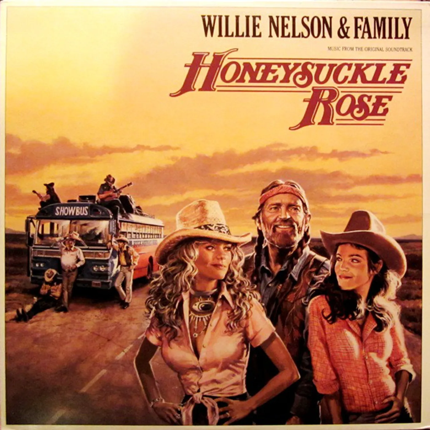Willie Nelson & Family HONEYSUCKLE ROSE / Original Soundtrack Vinyl Record