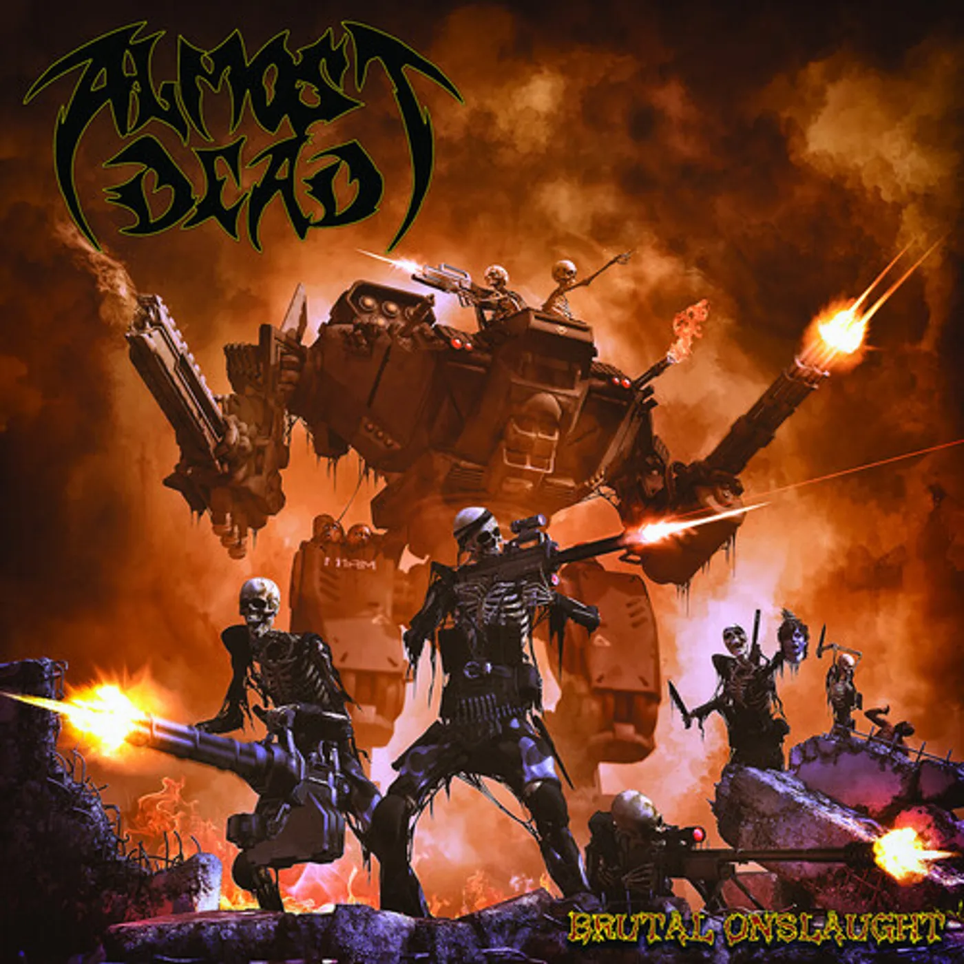 Almost Dead BRUTAL ONSLAUGHT CD