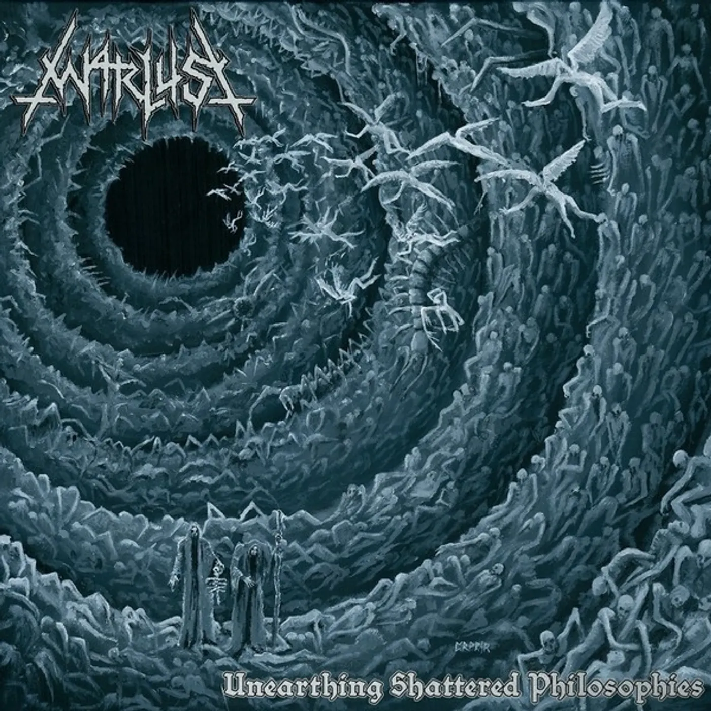 Warlust Unearthing Shattered Philosophies Vinyl Record