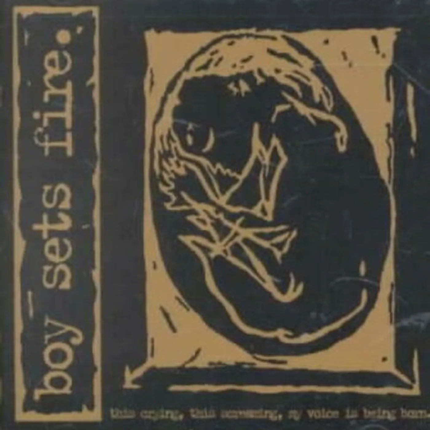 Boysetsfire THIS CRYING THIS SCREAMING MY VOICE IS BEING BORN Vinyl Record