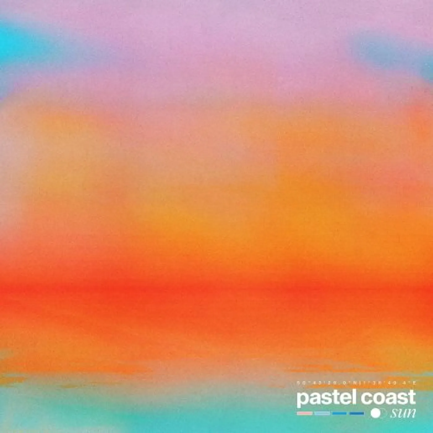 Pastel Coast Sun Vinyl Record