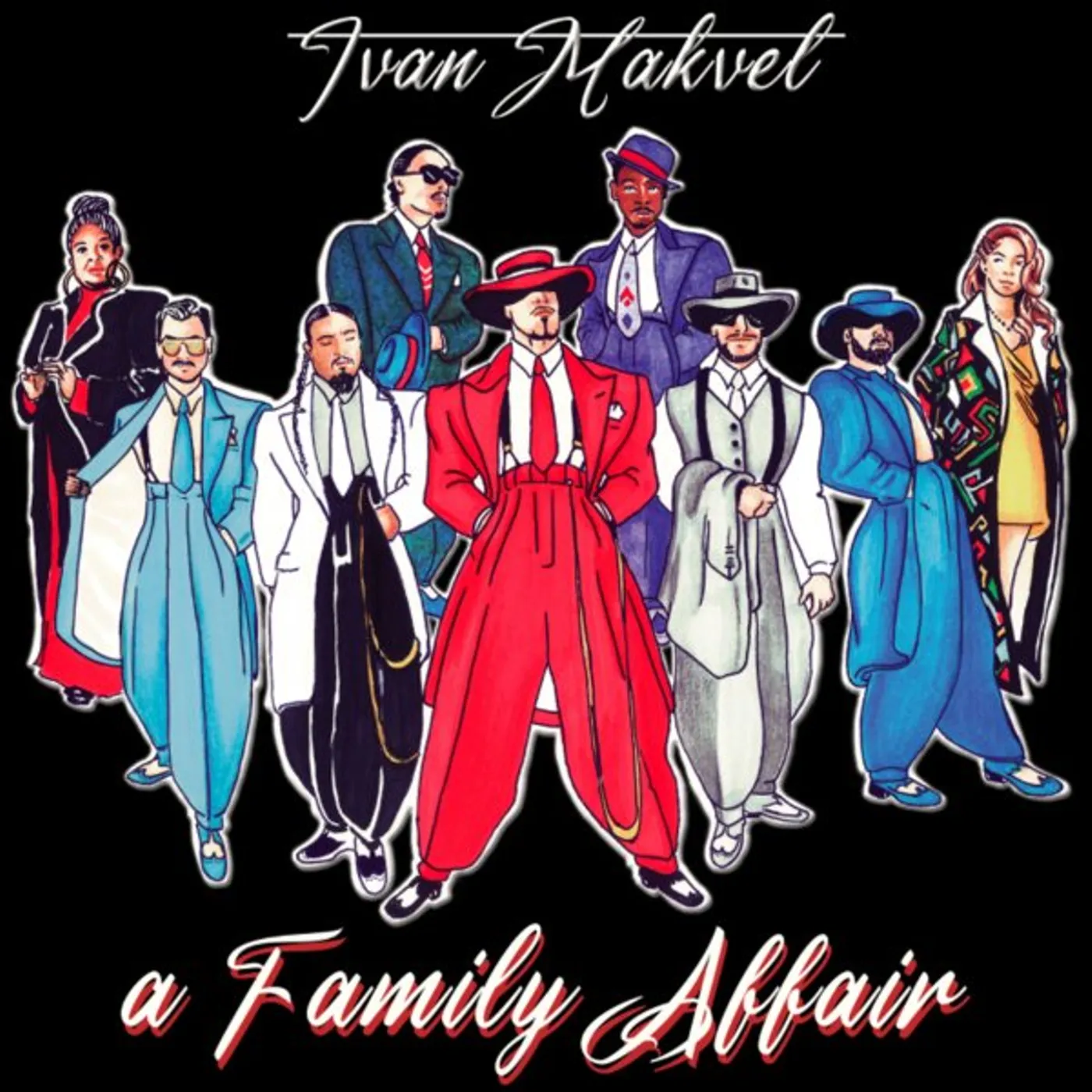 Ivan Makvel FAMILY AFFAIR Vinyl Record