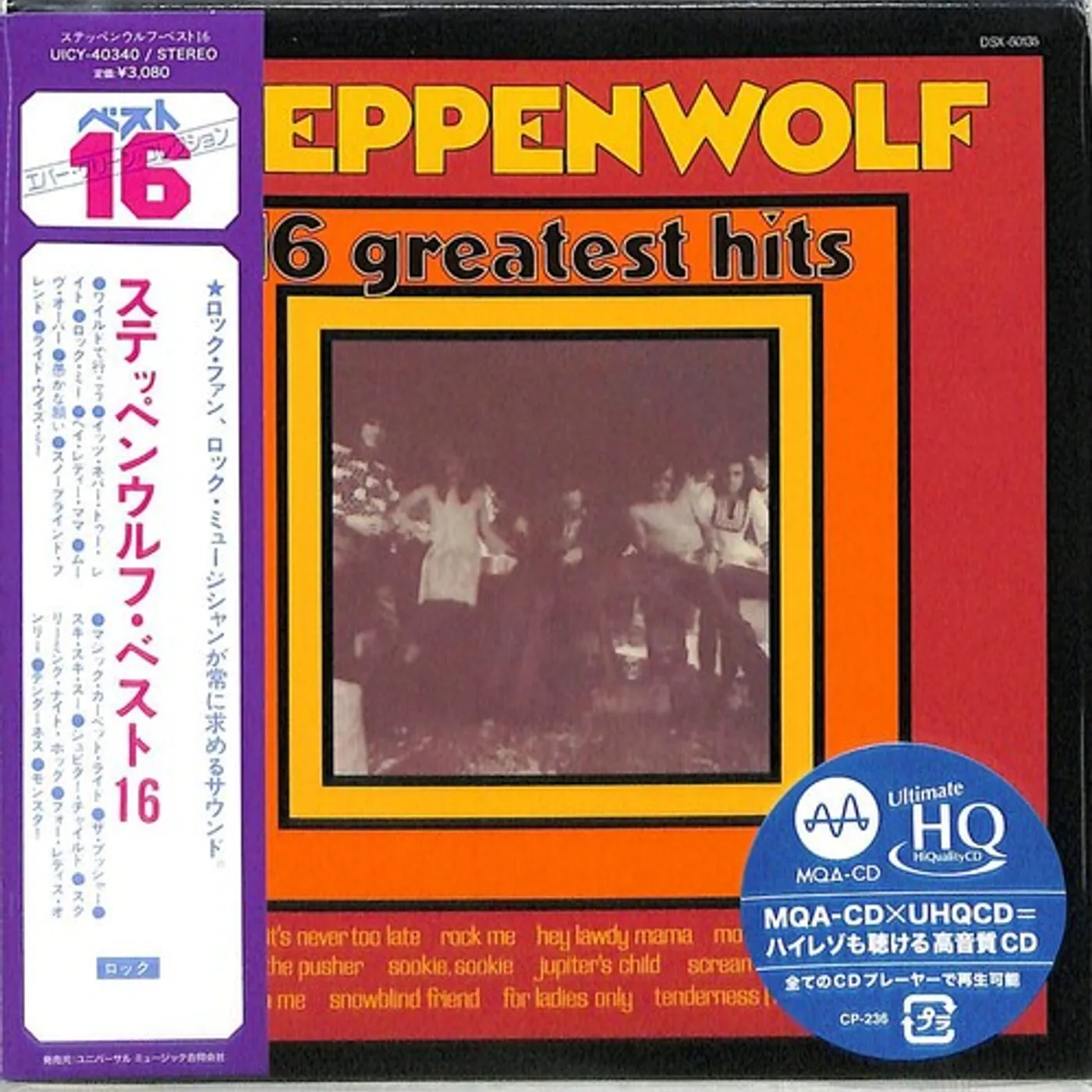 Steppenwolf 16 GREATEST HITS CD