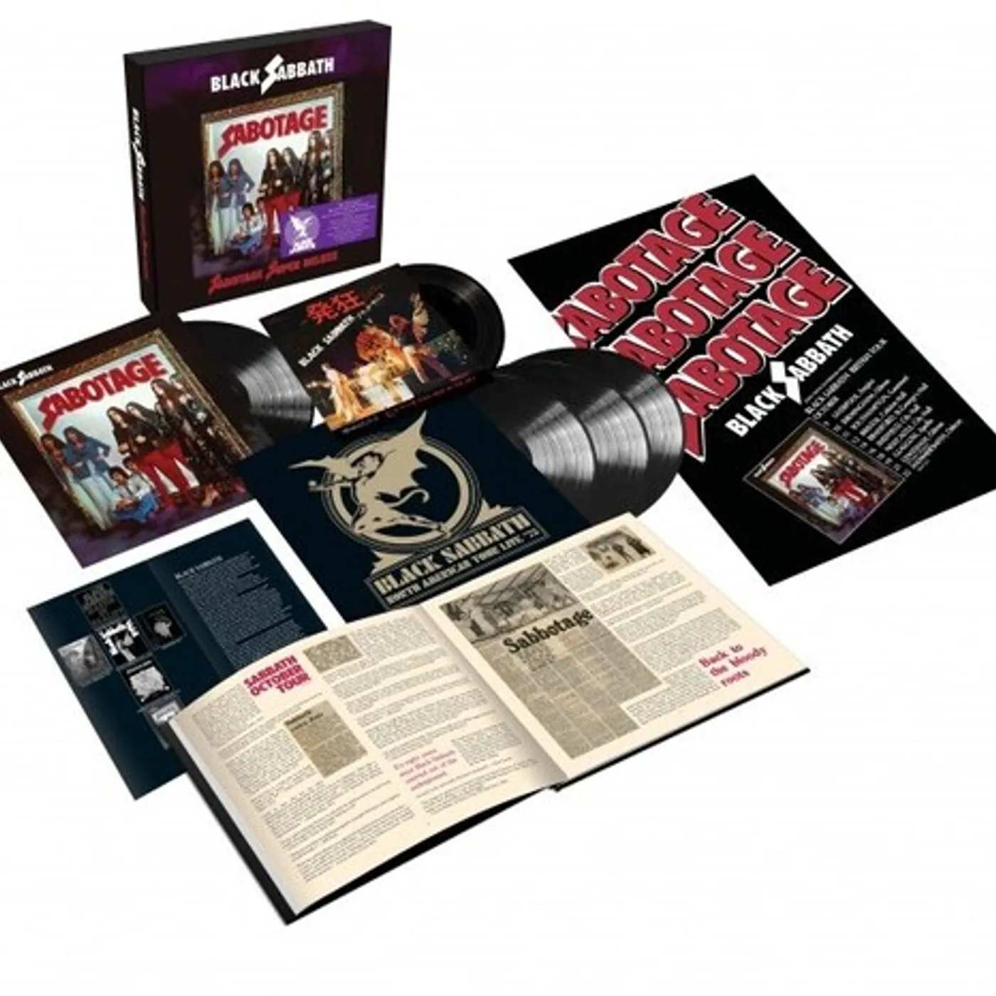 Black Sabbath Sabotage (Super Deluxe Edition/Box Set) Vinyl Record