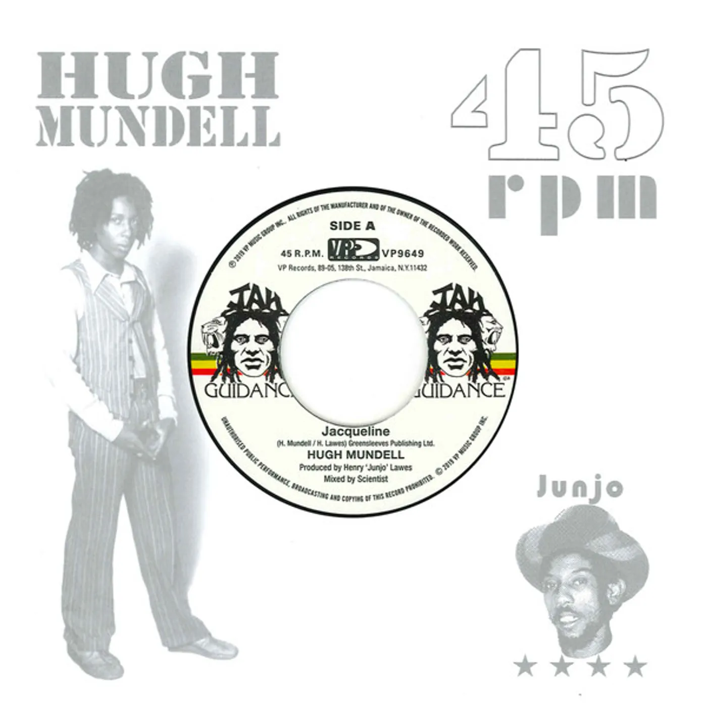 Hugh Mundell Jacqueline Vinyl Record