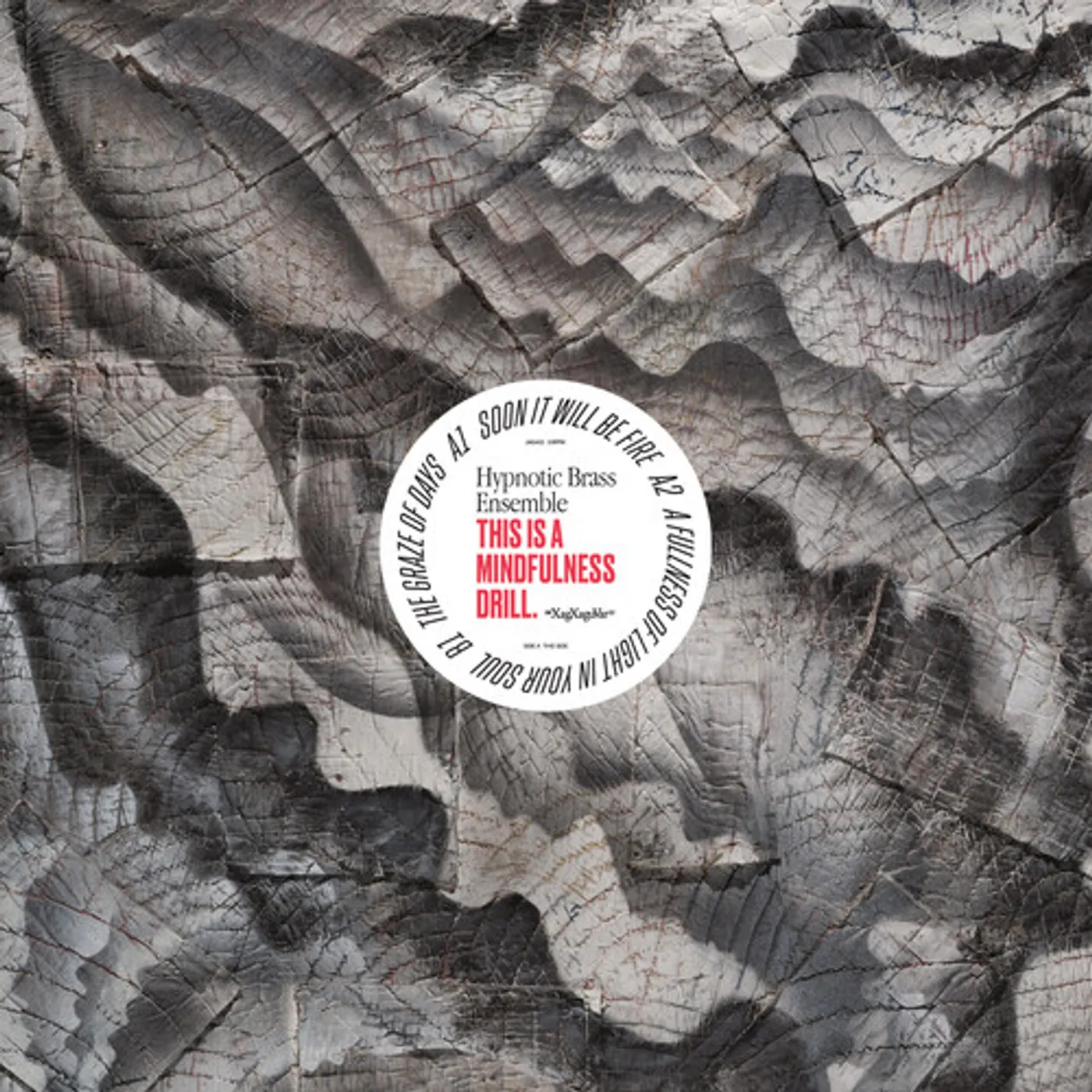 Hypnotic Brass Ensemble THIS IS A MINDFULNESS DRILL (OPAQUE BLACK & WHITE Vinyl Record