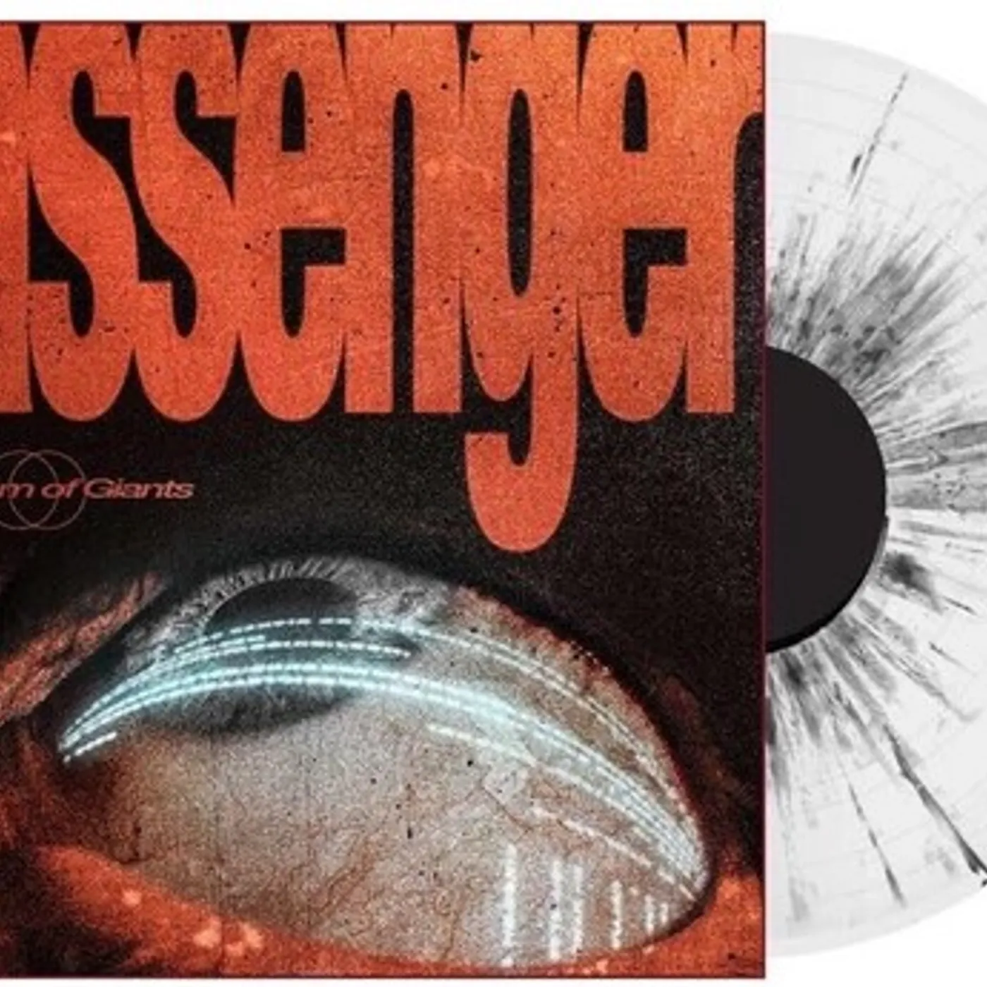 Kingdom Of Giants PASSENGER (WHITE WITH BLACK SPLATTER) Vinyl Record