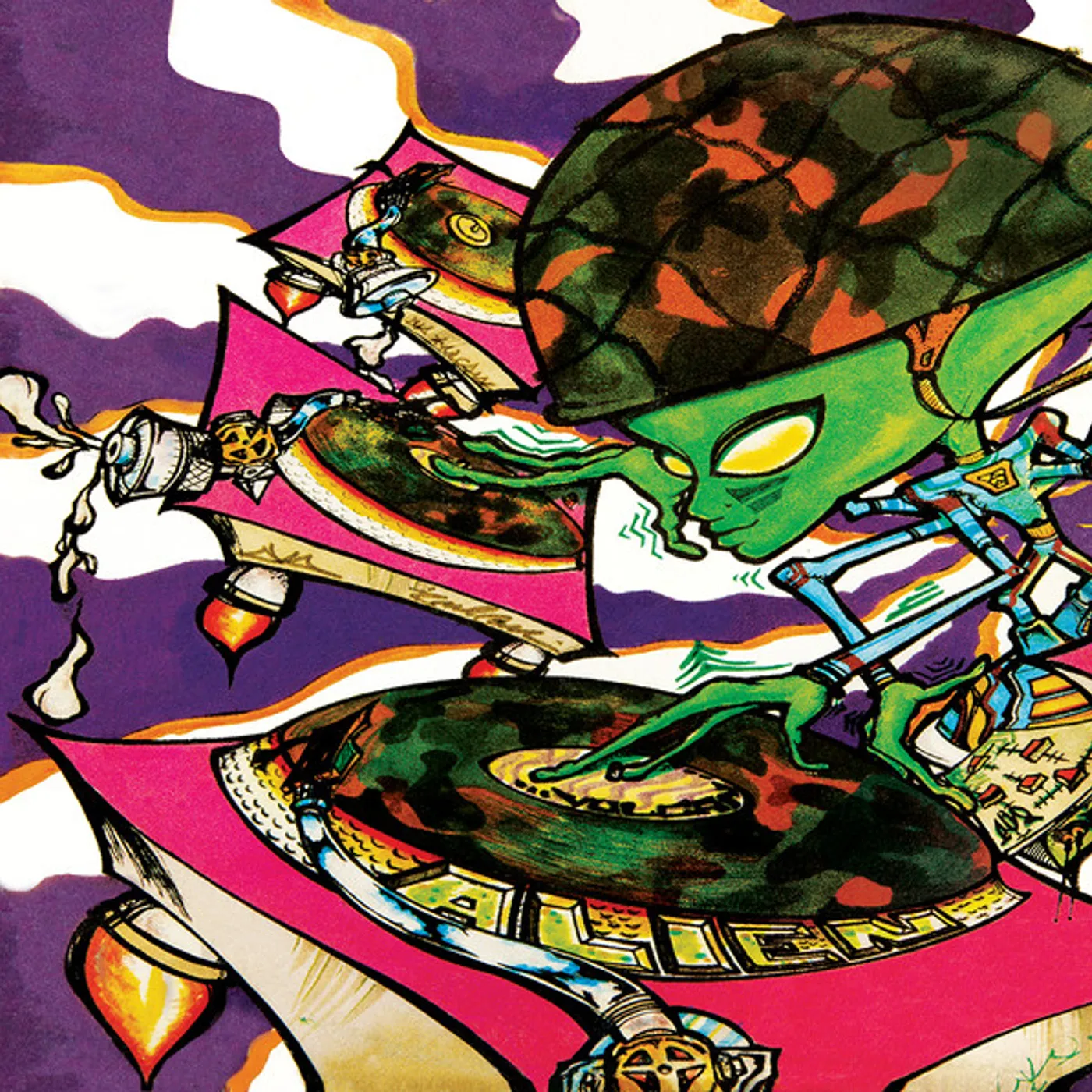 Alien Army ORGASMI MECCANICI Vinyl Record