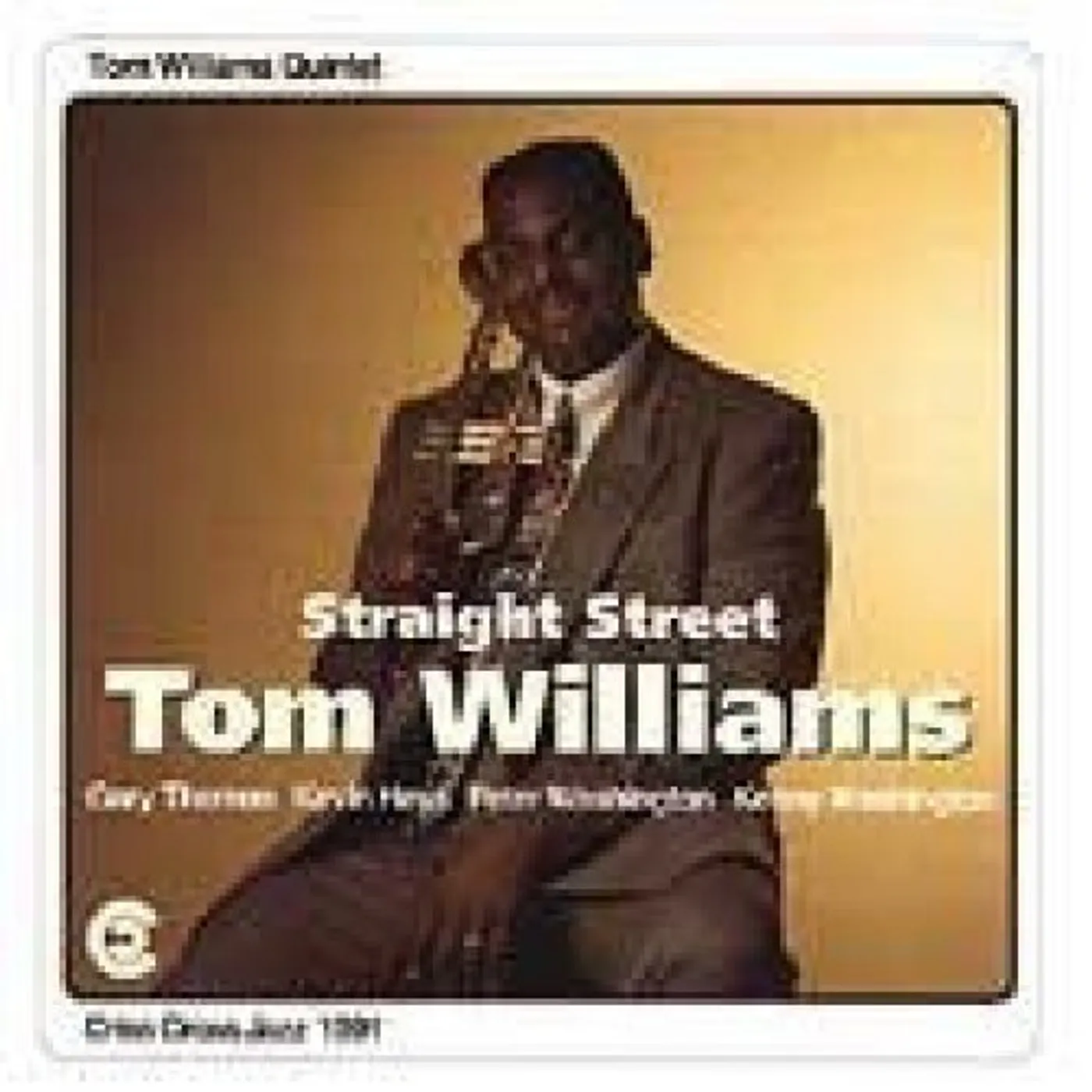 Tom Williams STRAIGHT STREET CD