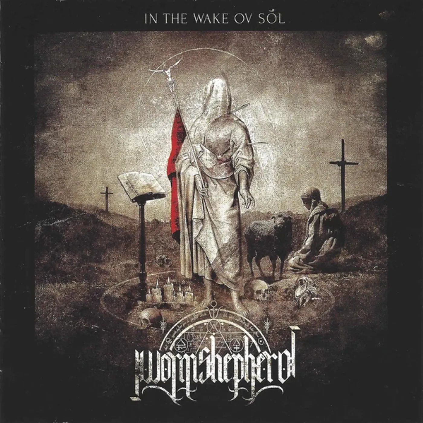 Worm Shepherd IN THE WAKE OV SOL (OBSIDIAN MARBLE VINYL) Vinyl Record