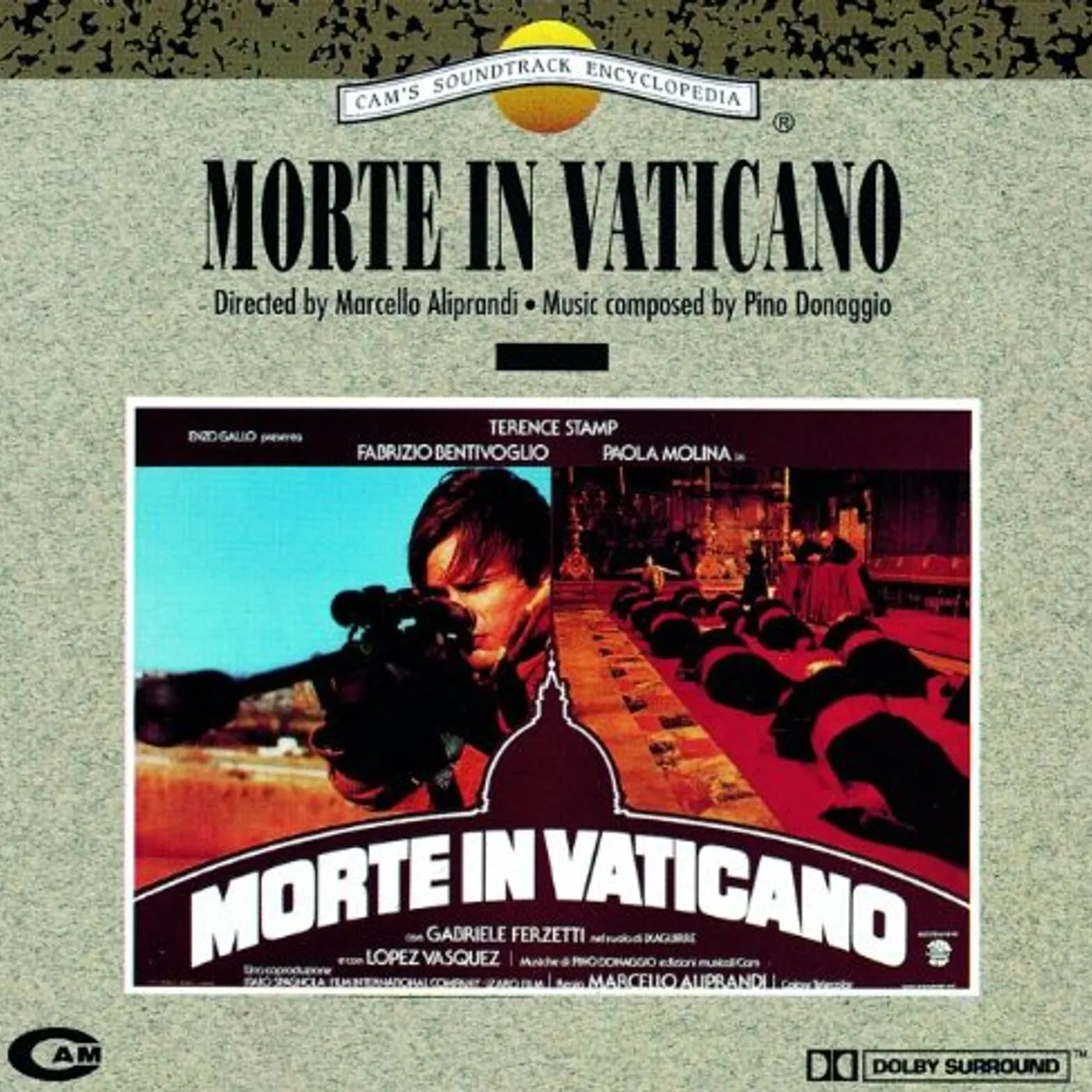 Pino Donaggio MORTE IN VATICANO / Original Soundtrack CD
