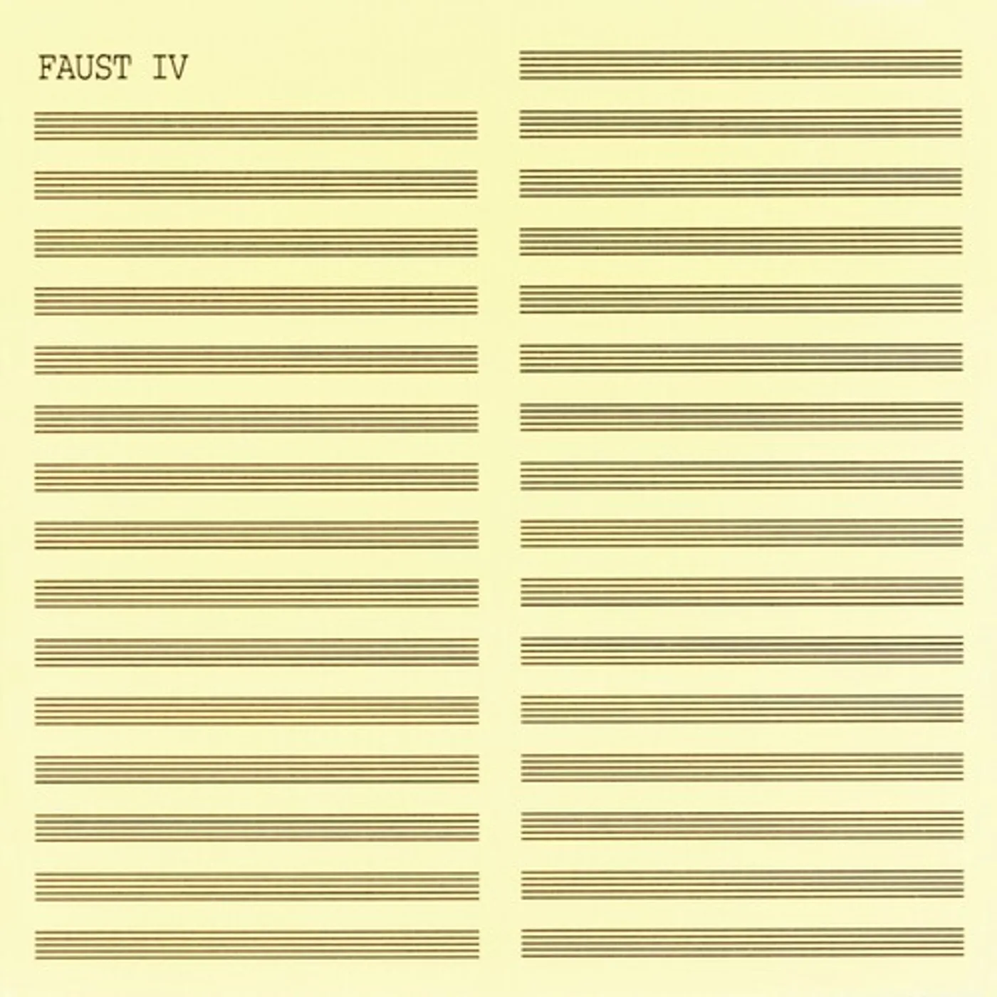 FAUST IV CD