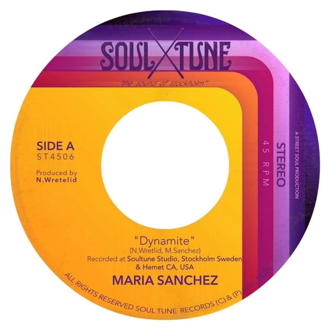 María Sánchez DYNAMITE / SENSATION Vinyl Record