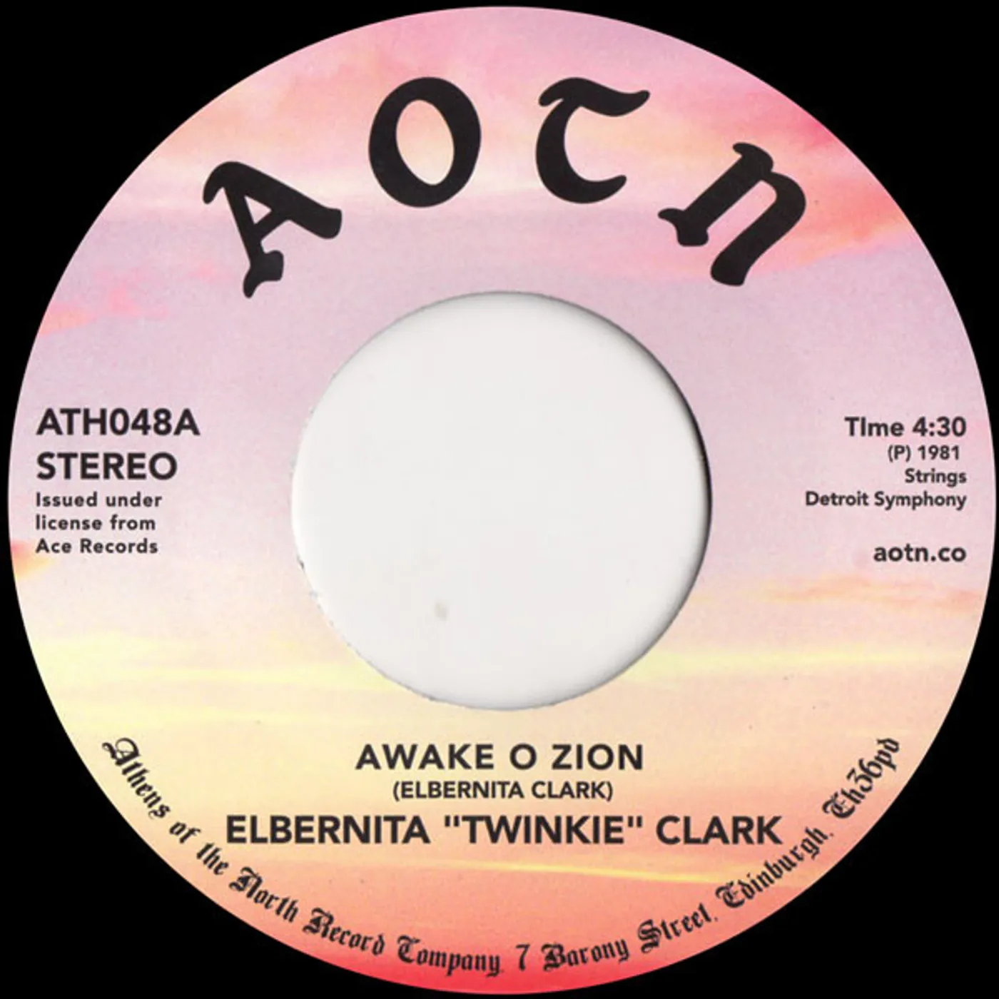 Elbernita Clark AWAKE O ZION Vinyl Record