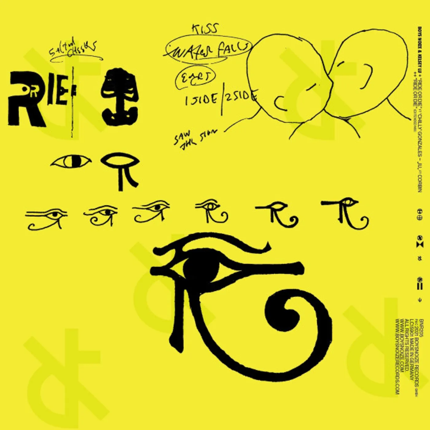 Boys Noize RIDE OR DIE (FEAT CHILLY GONZALES / IU) Vinyl Record