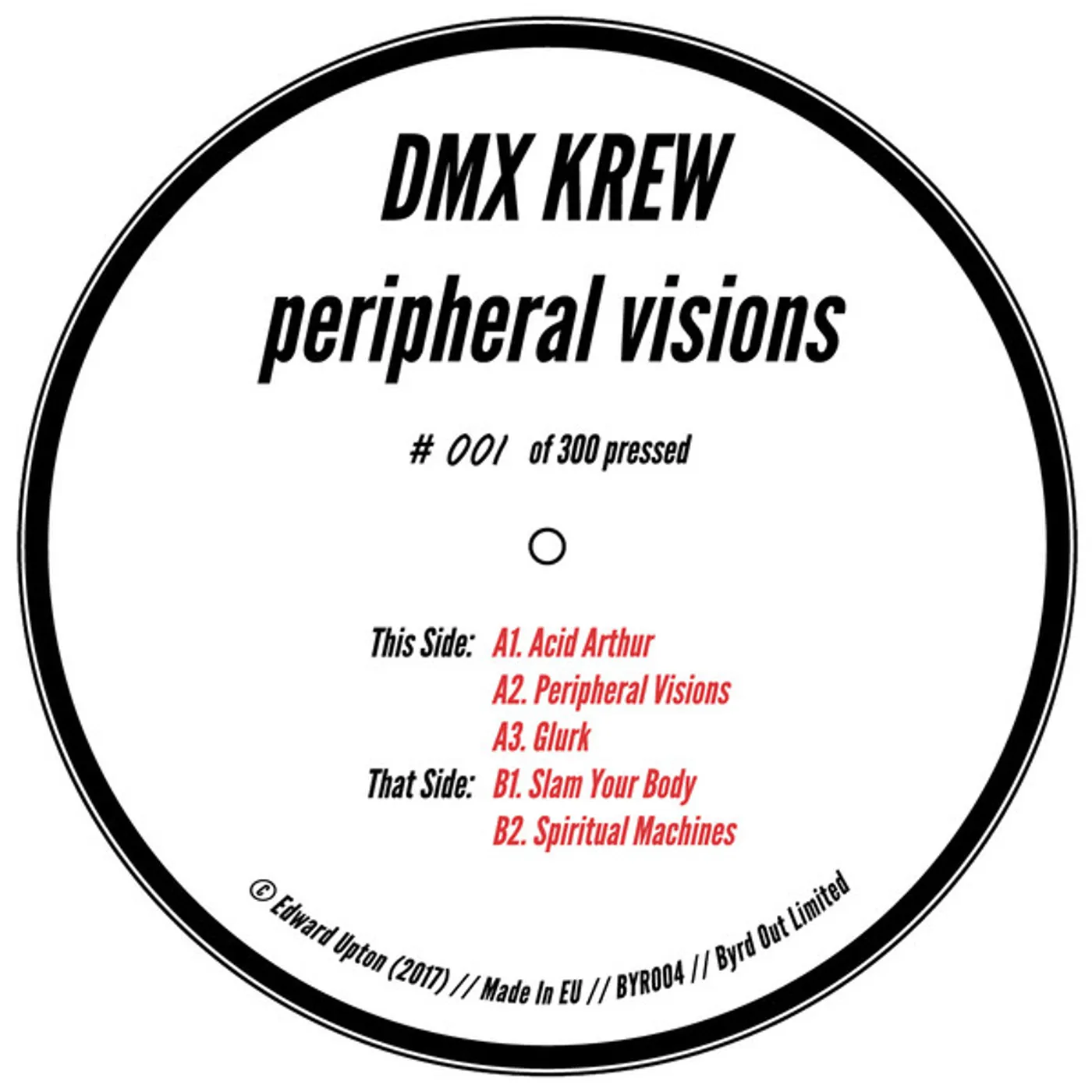 DMX Krew PERIPHERAL VISION Vinyl Record