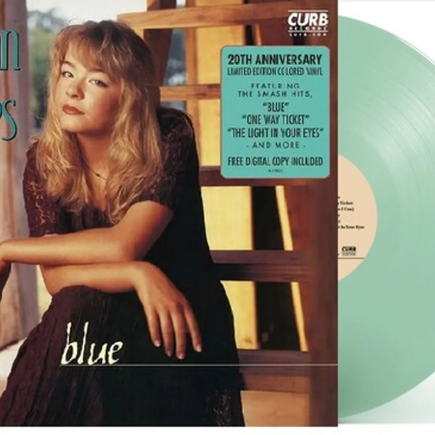 LeAnn Rimes Blue Vinyl Record
