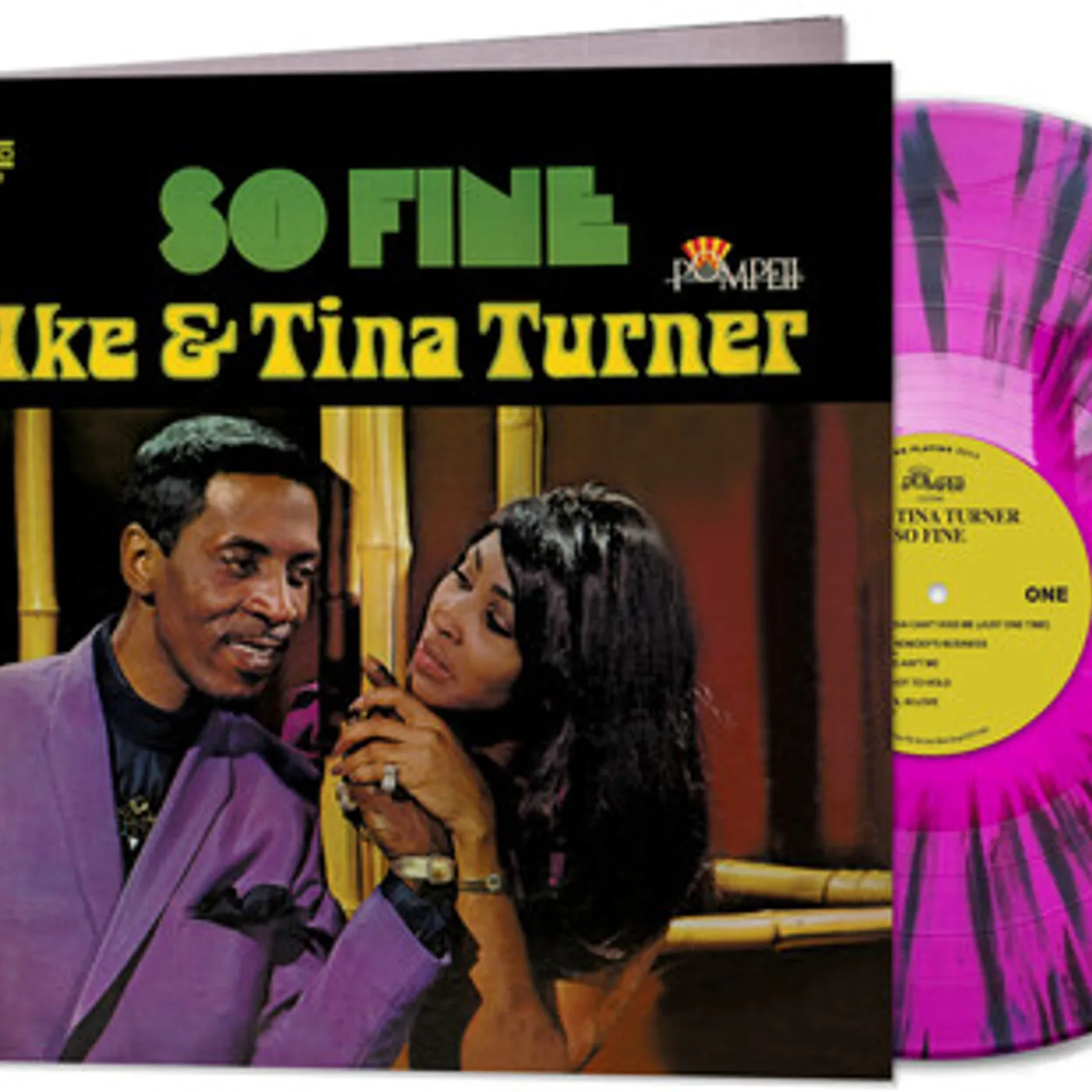 Ike & Tina Turner SO FINE (PURPLE & BLACK SPLATTER VINYL) Vinyl Record
