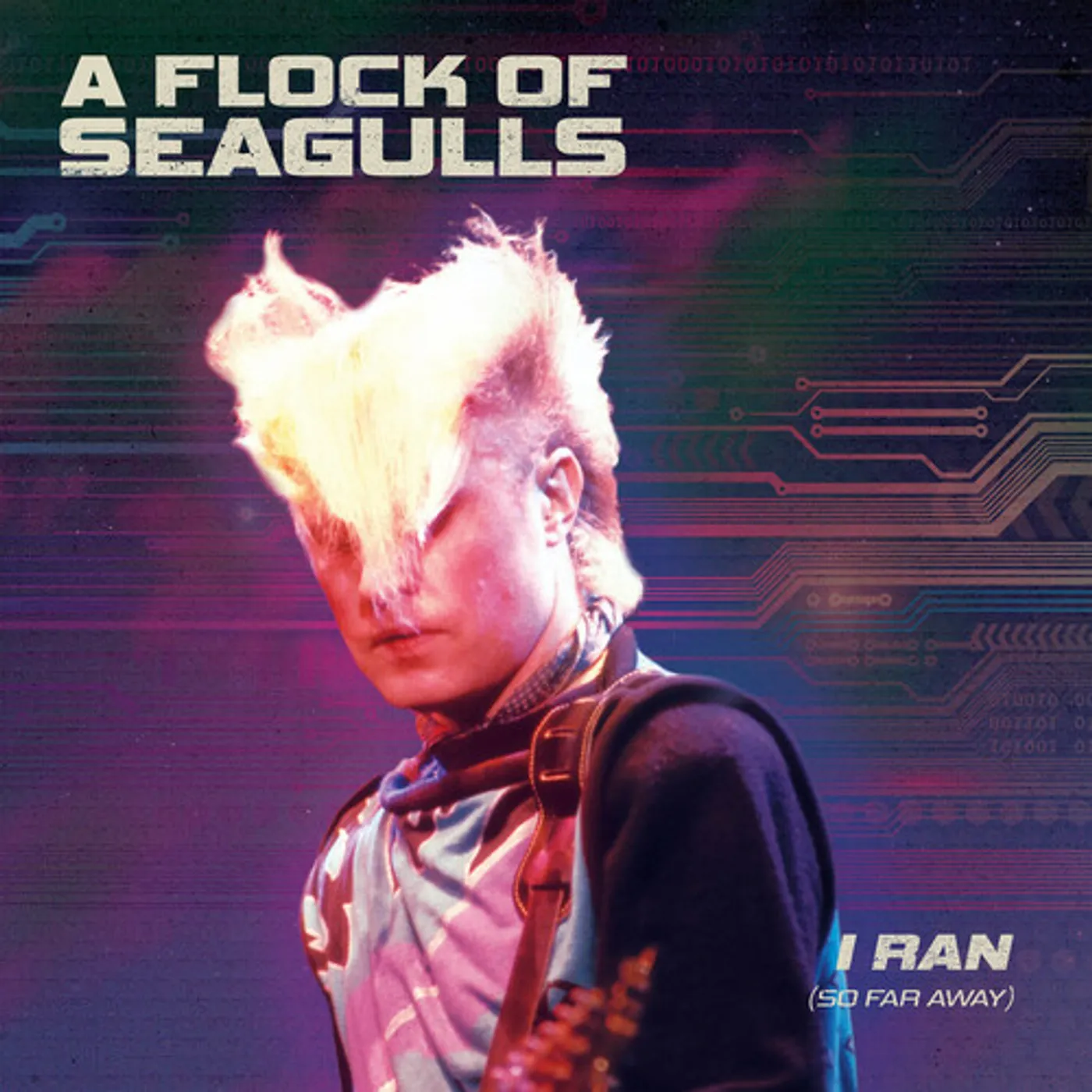A Flock Of Seagulls I RAN (SO FAR AWAY) (PINK & BLUE SPLATTER VINYL) Vinyl Record