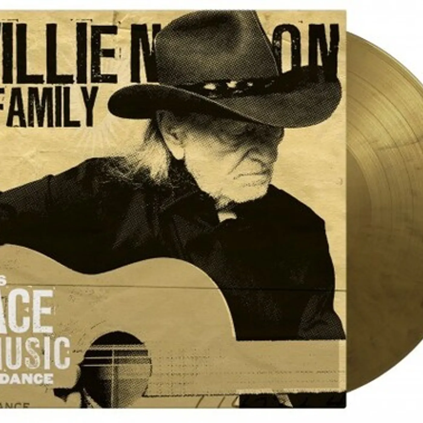Willie Nelson & Family Let's Face The Music And Dance Vinyl Record