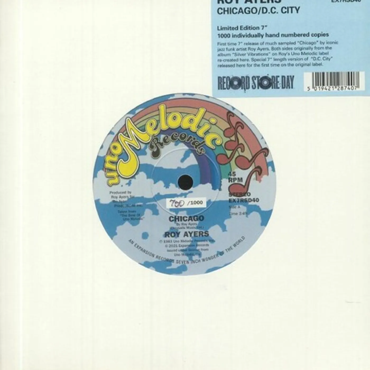 Roy Ayers CHICAGO / D.C. CITY Vinyl Record