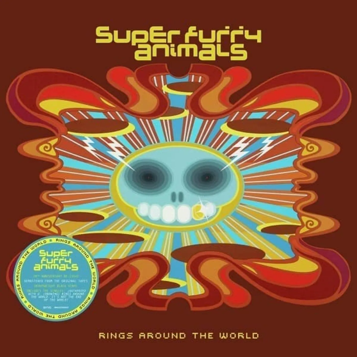 Super Furry Animals RINGS AROUND THE WORLD: 20TH ANNIVERSARY Vinyl Record