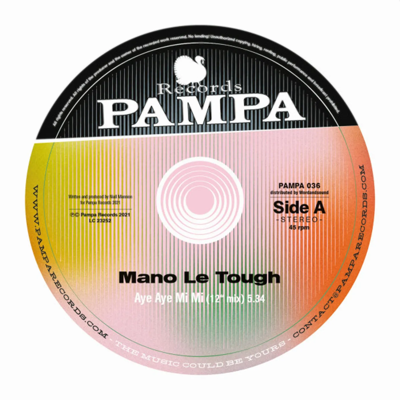 Mano Le Tough Aye Aye Mi Mi Vinyl Record