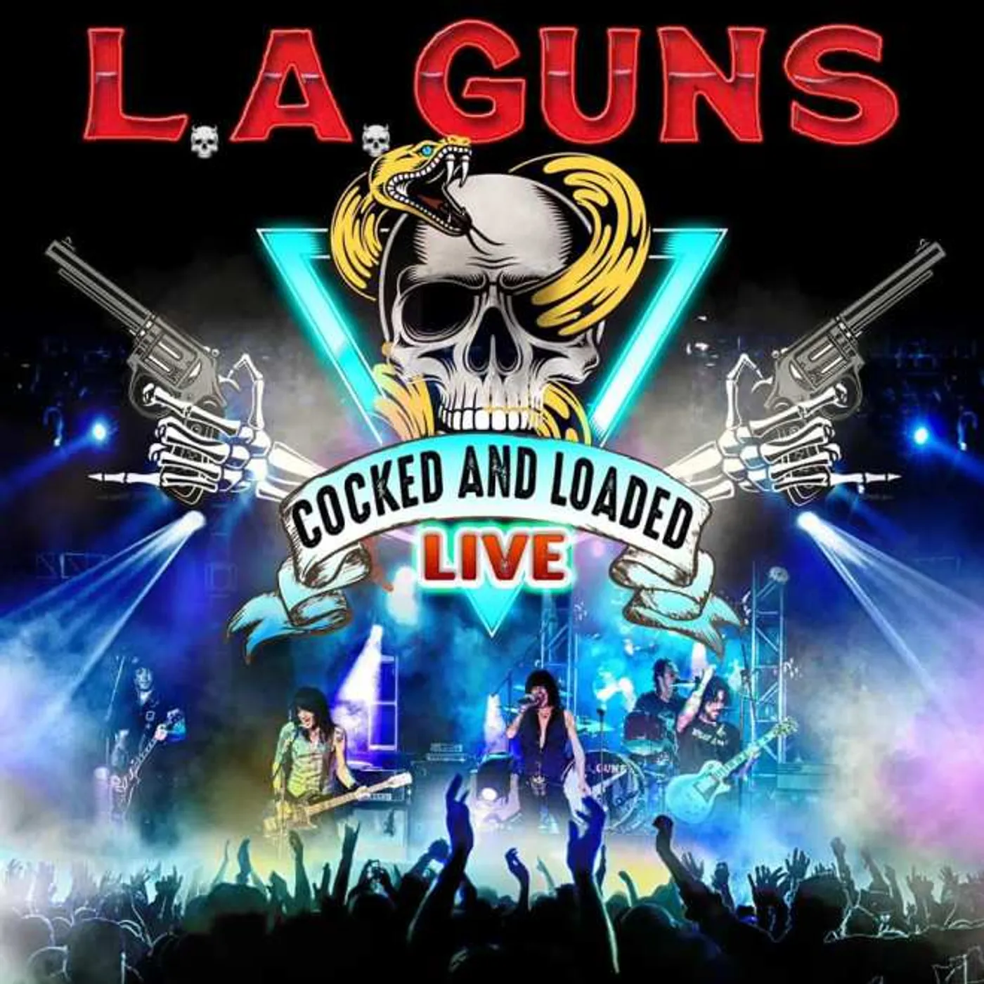 L.A. Guns Cocked & Loaded Live Vinyl Record