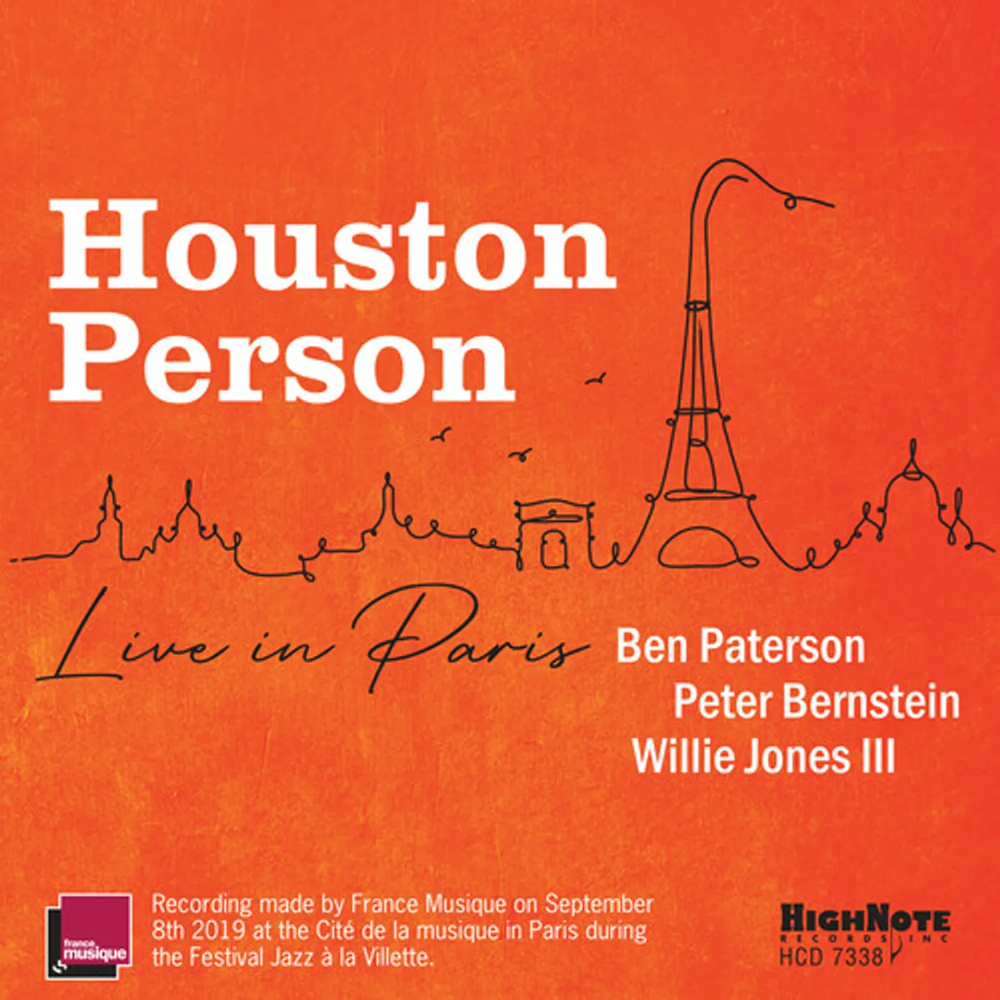 HOUSTON PERSON LIVE IN PARIS CD