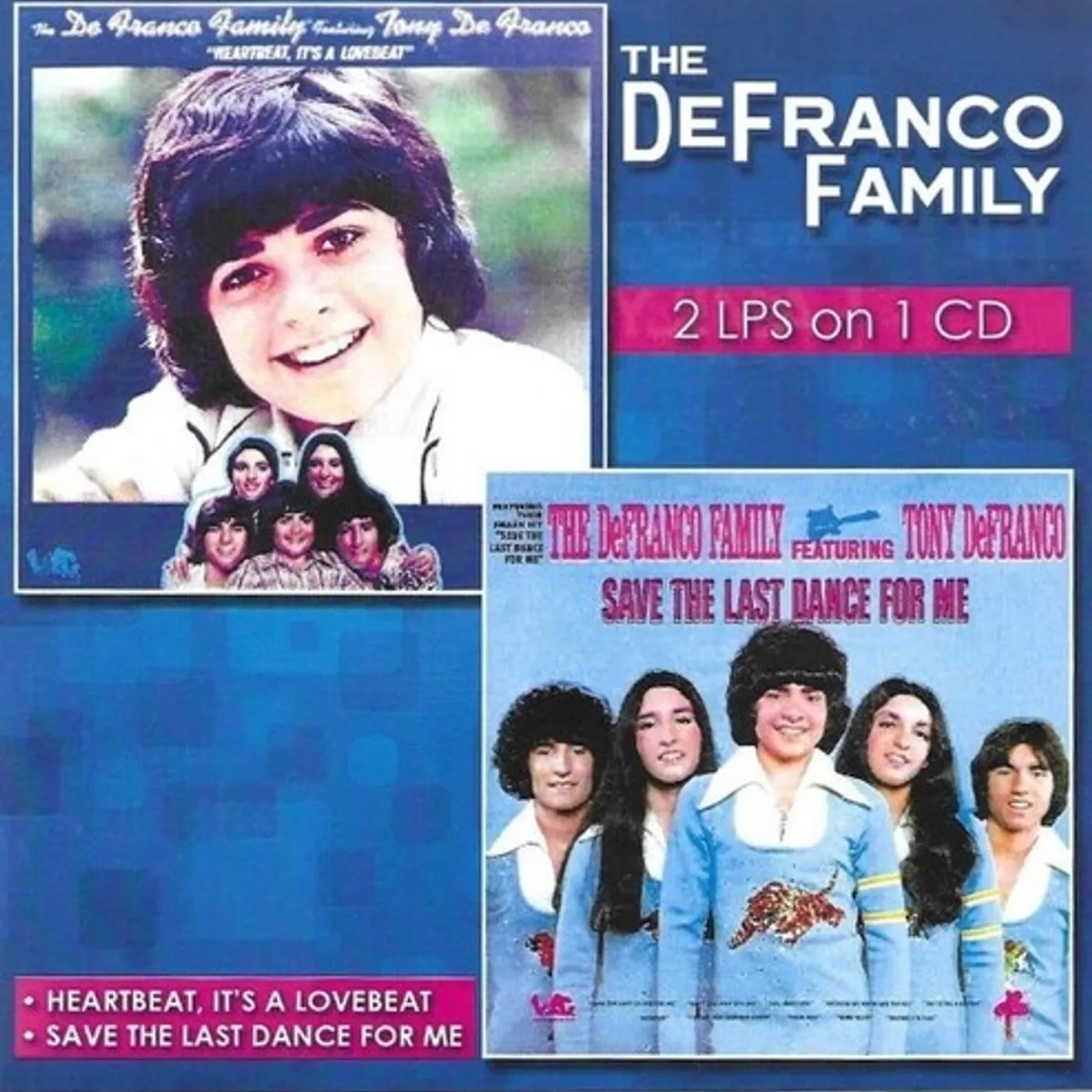 The DeFranco Family HEARTBEAT IT'S A LOVEBEAT / SAVE THE LAST DANCE CD