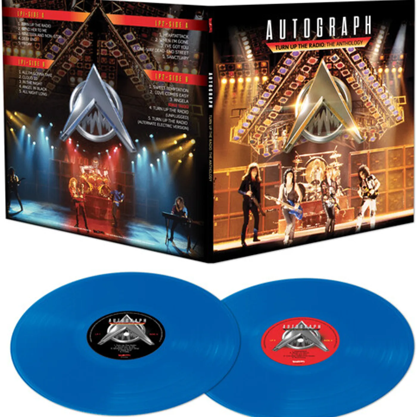 Autograph TURN UP THE RADIO - THE ANTHOLOGY (BLUE VINYL) Vinyl Record