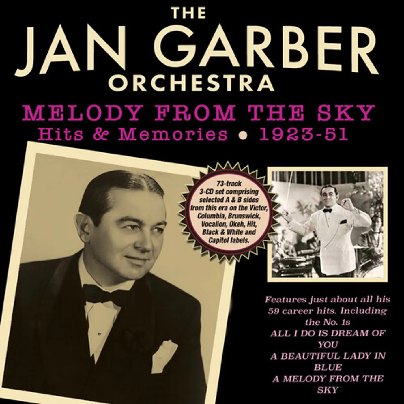 Jan Garber MELODY FROM THE SKY: HITS & MEMORIES 1923-51 CD