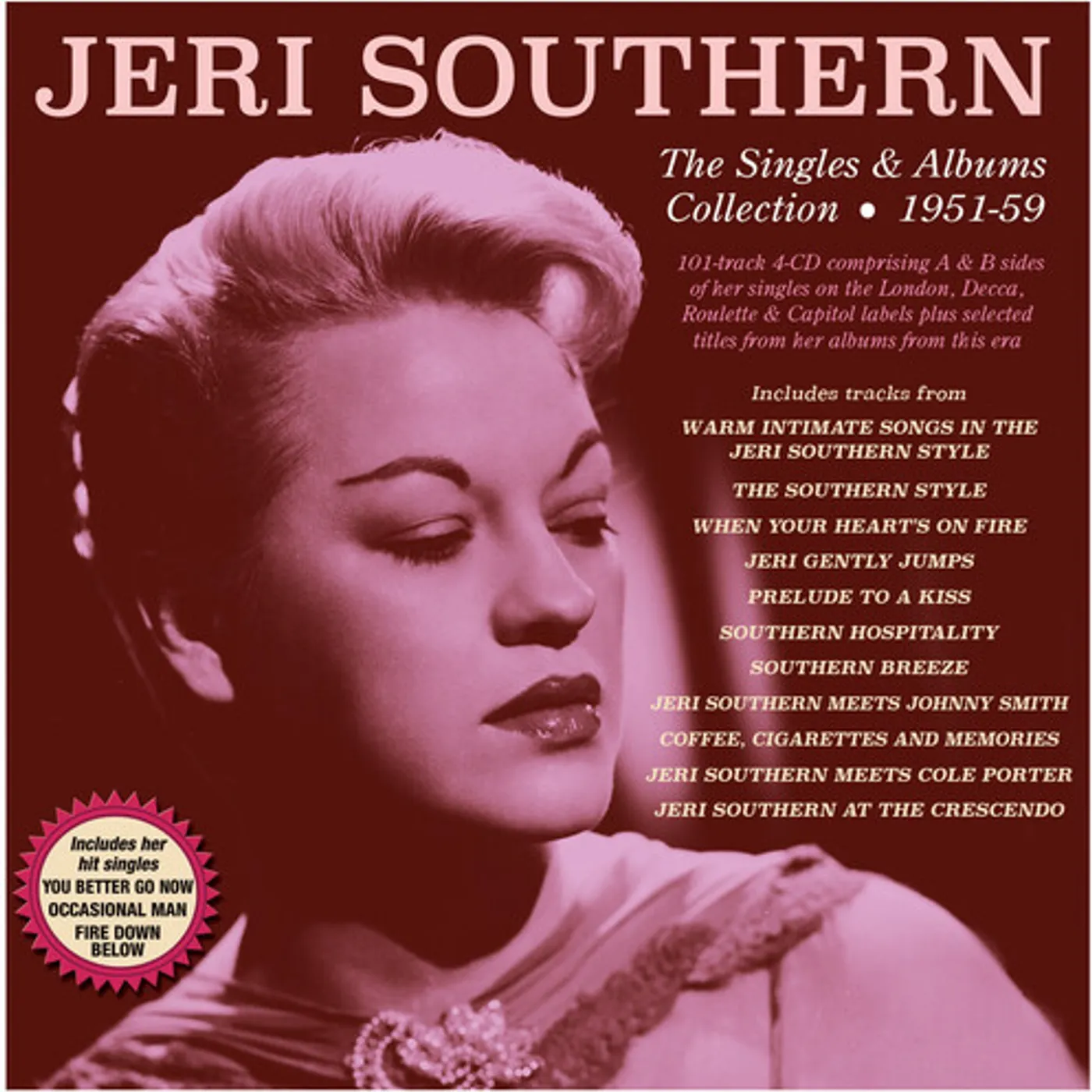 Jeri Southern SINGLES & ALBUMS COLLECTION 1951-59 CD